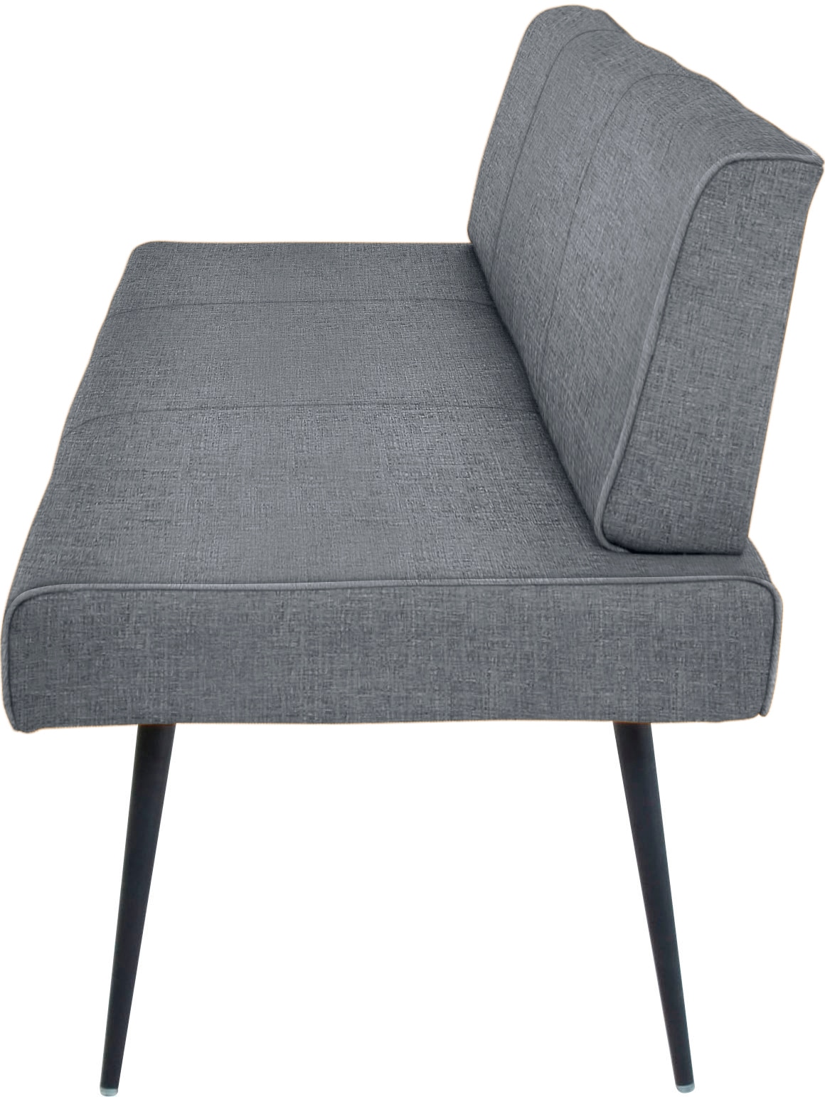 K+W Komfort & Wohnen Polsterbank »Giacomo I« 1 Stk. tlg. Metallfüsse in schwarz, wahlweise in der Breite 200cm oder 177cm