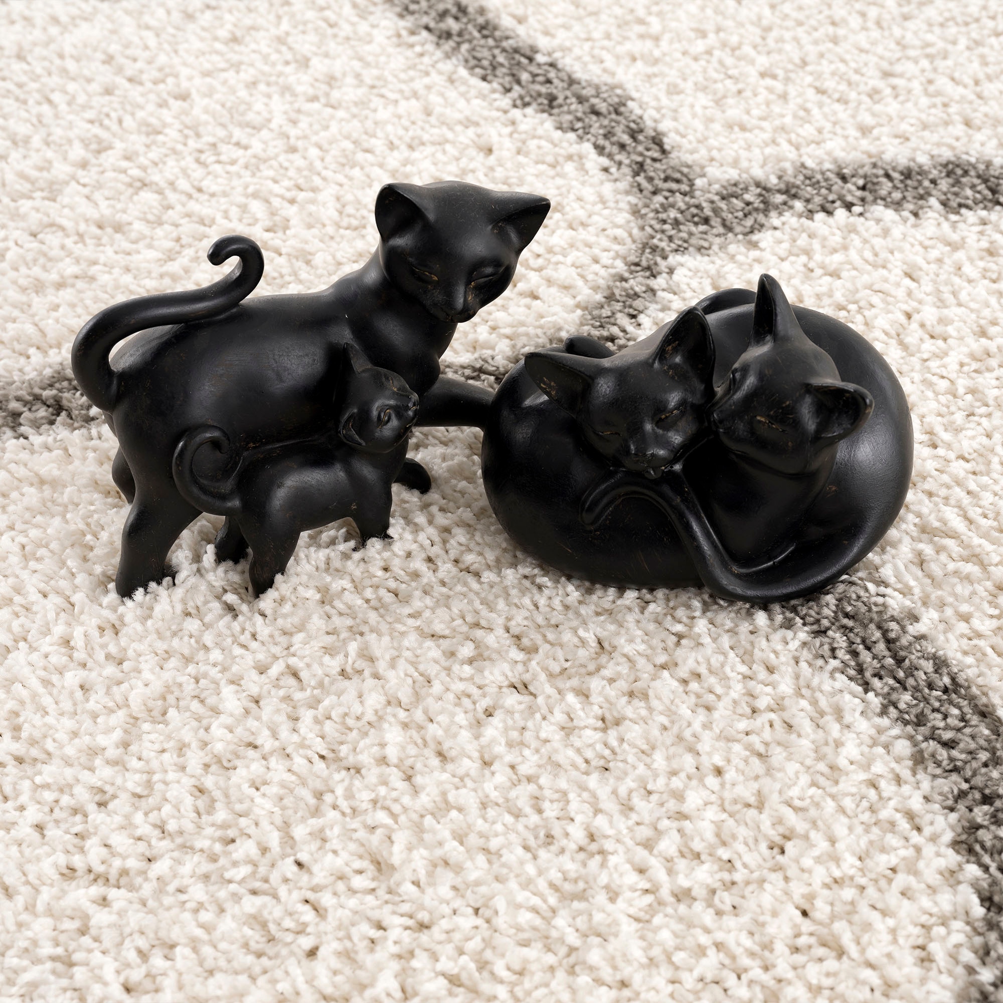 Sanat Hochflor-Teppich »Madrid«, rechteckig, 30 mm Höhe, Wohnzimmer, Langflor, Shaggy Teppich