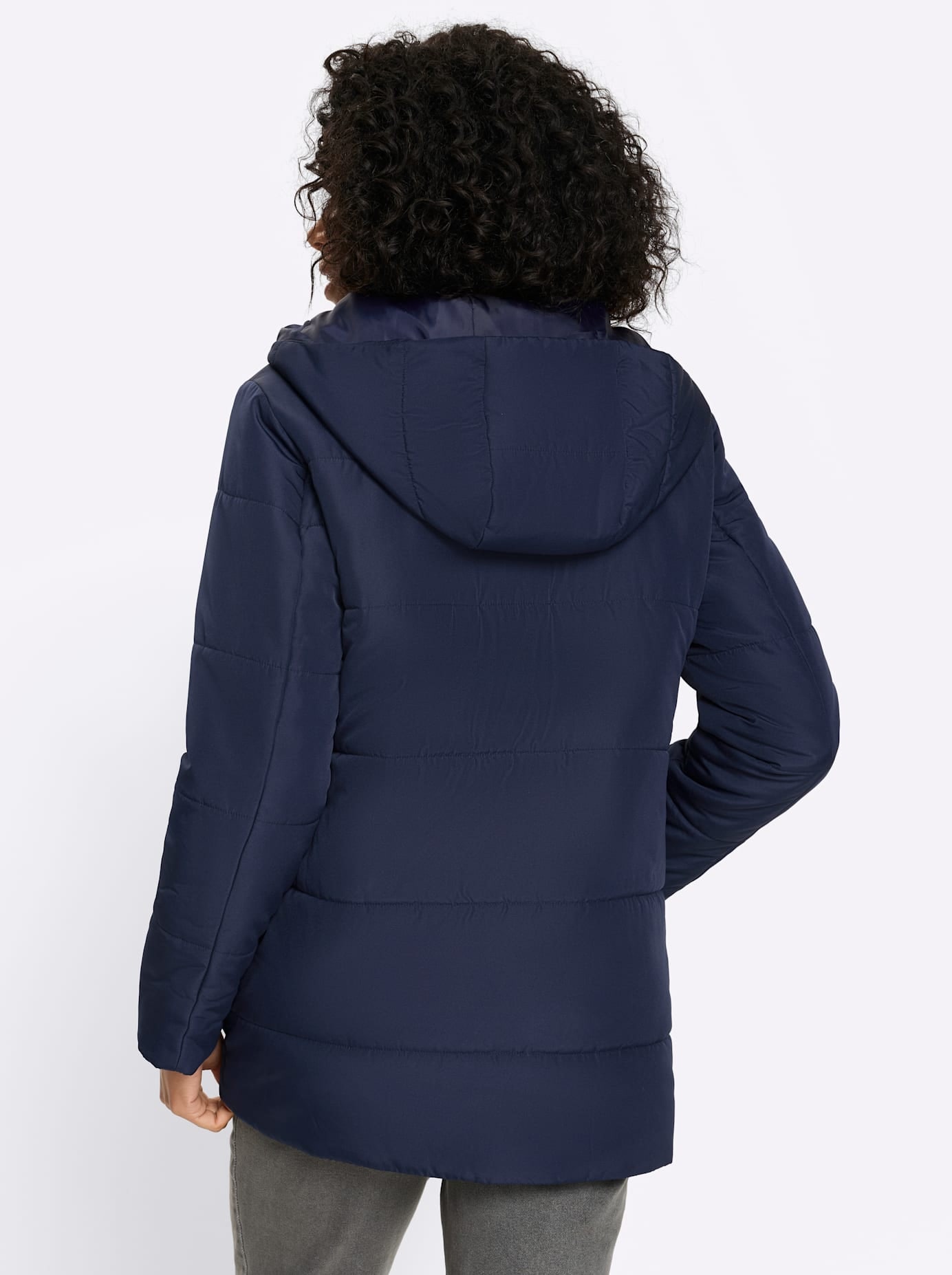 Classic Basics Steppjacke mit Kapuze