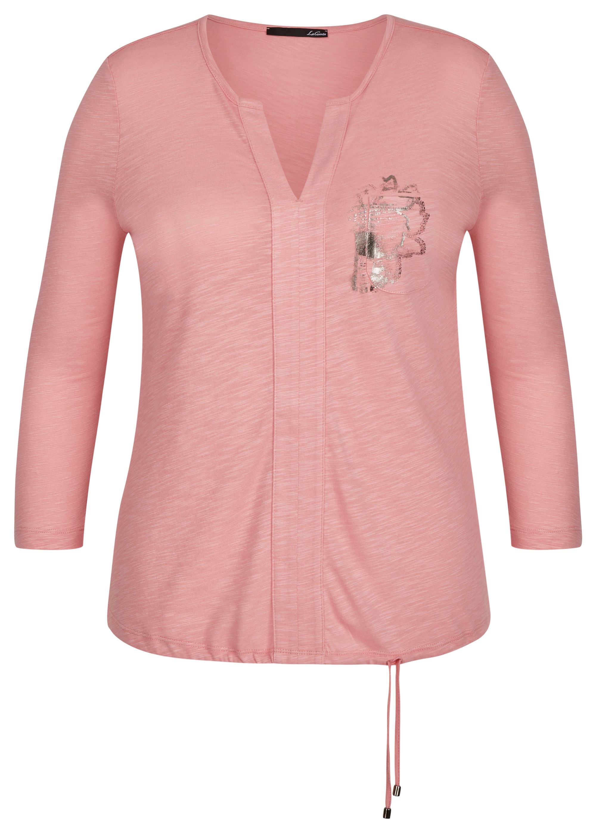 LeComte Shirt mit Tunnelzug und 7/8-Ärmeln
