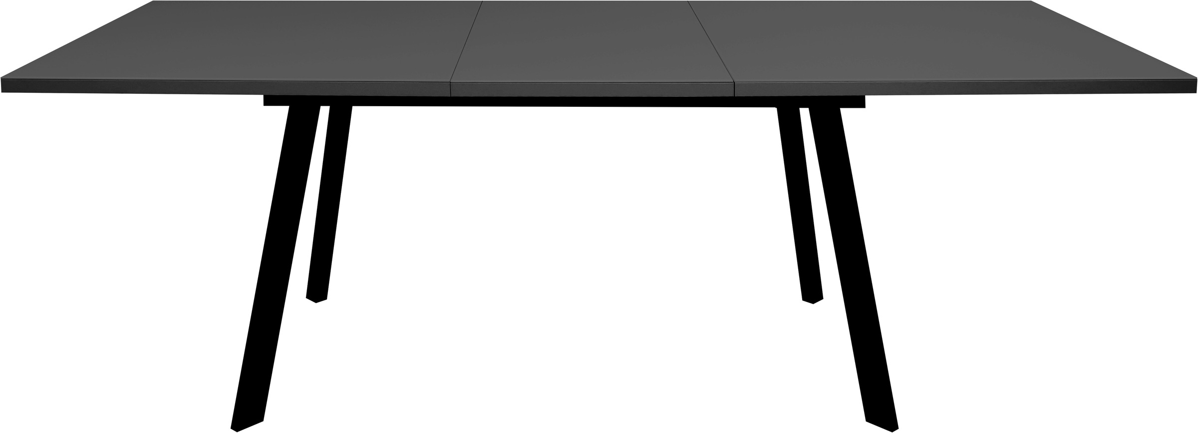 Mäusbacher Esstisch »Imola TOPSELLER!«, Mäusbacher Esstisch, Breite 160 cm, mit Glasoberplatte, 4 Metallfüße