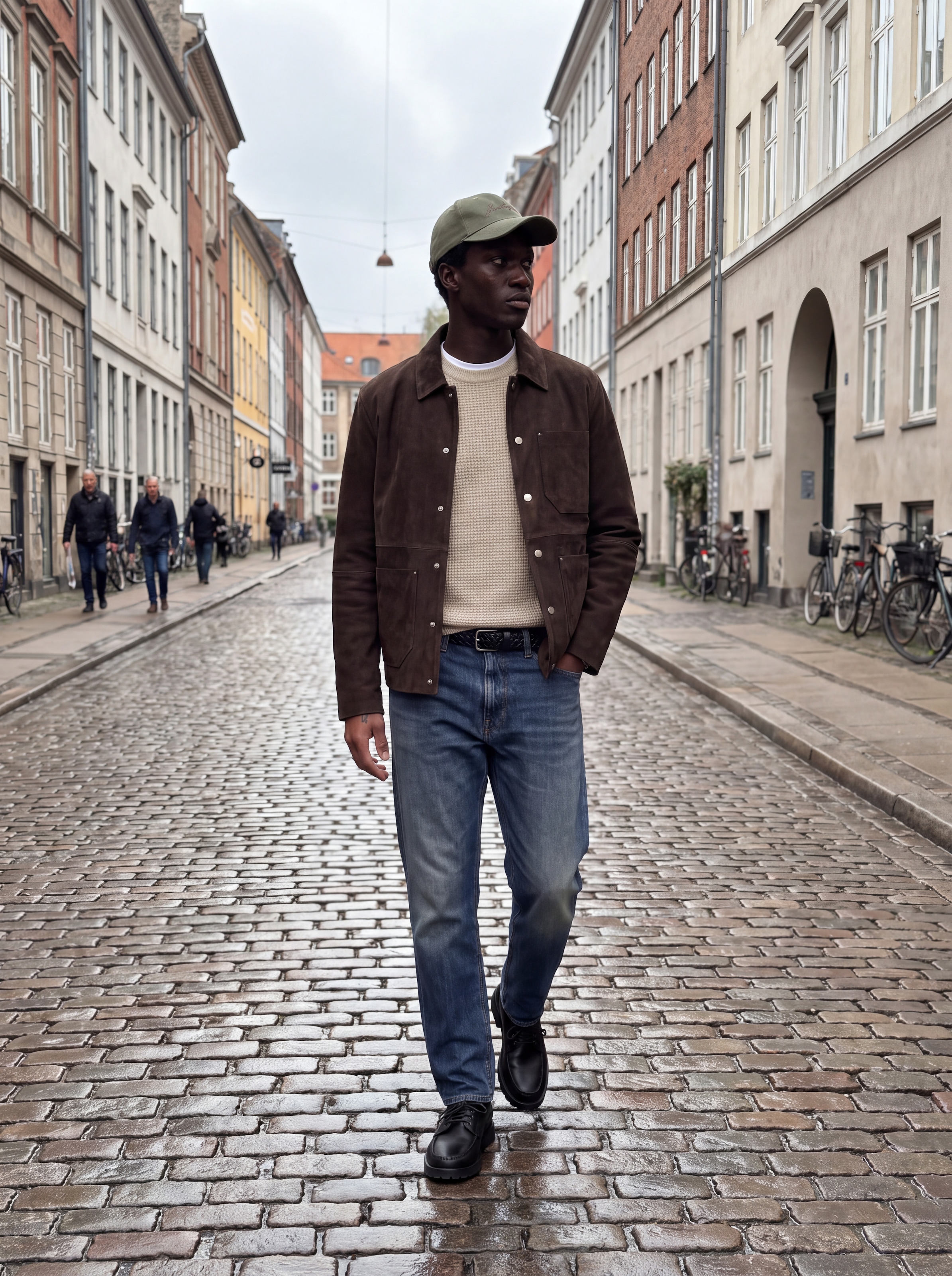 Jack & Jones Rundhalspullover »JJLUKE KNIT CREW NECK AW26« Materialmix, regular fit