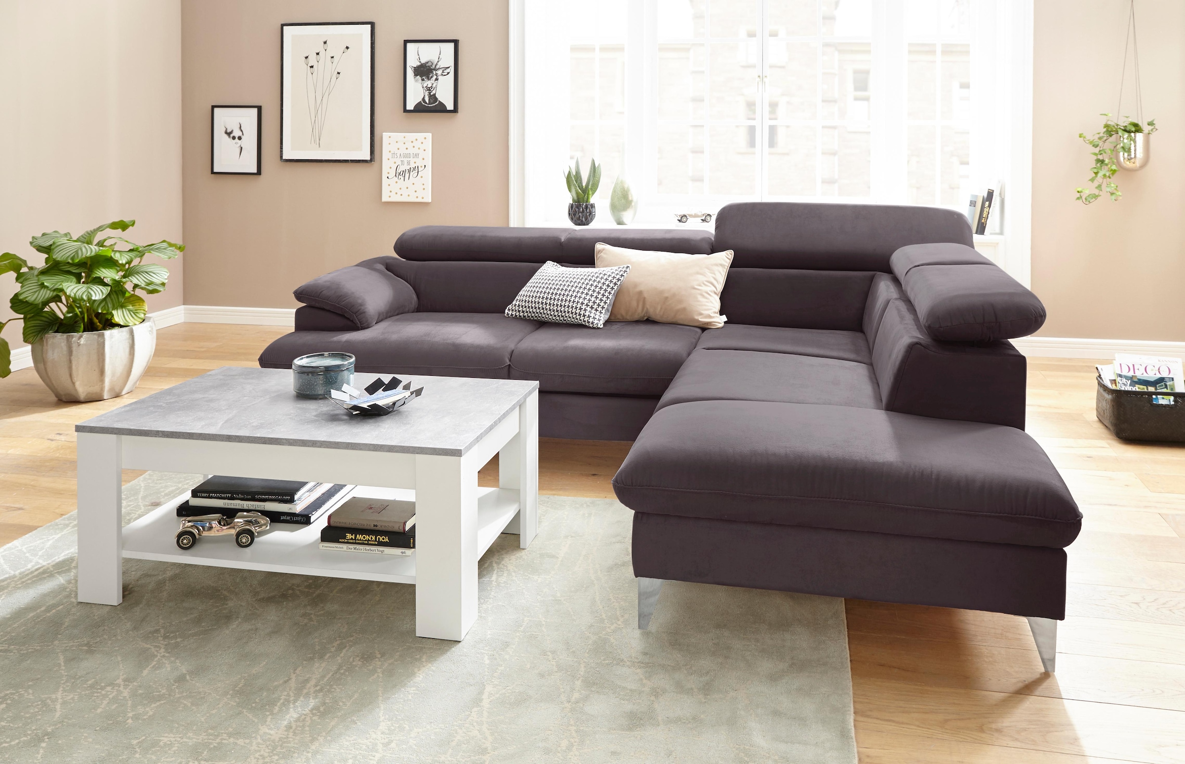 Homexperts Couchtisch »Zabona«, mit Ablageboden OTTO Online Shop