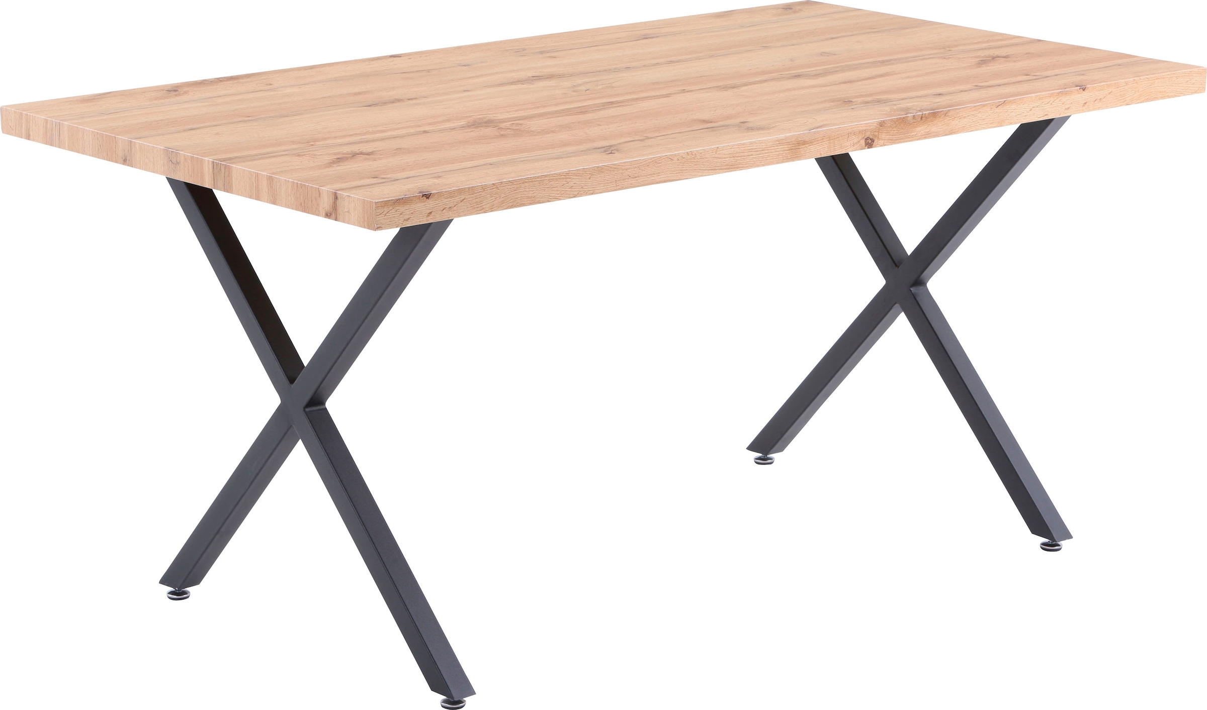 Home affaire Esstisch »Aage«, Wildeiche-Dekor, Breite 160 cm