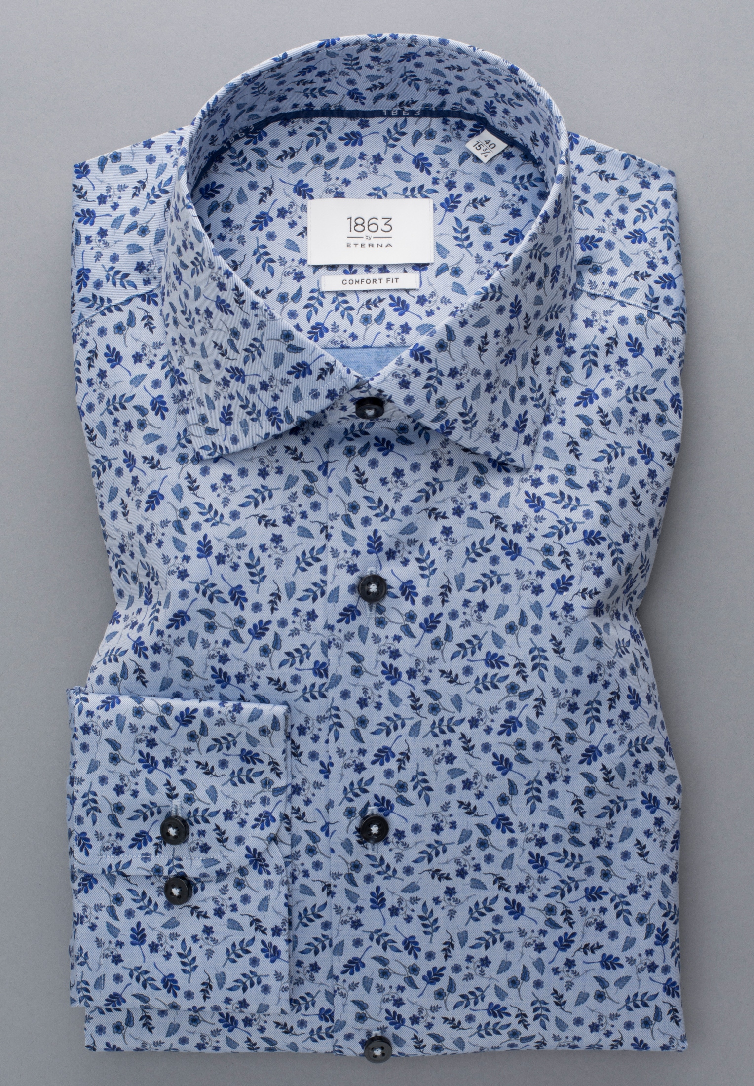 Eterna Langarmhemd »COMFORT FIT« NON IRON (bügelfrei)