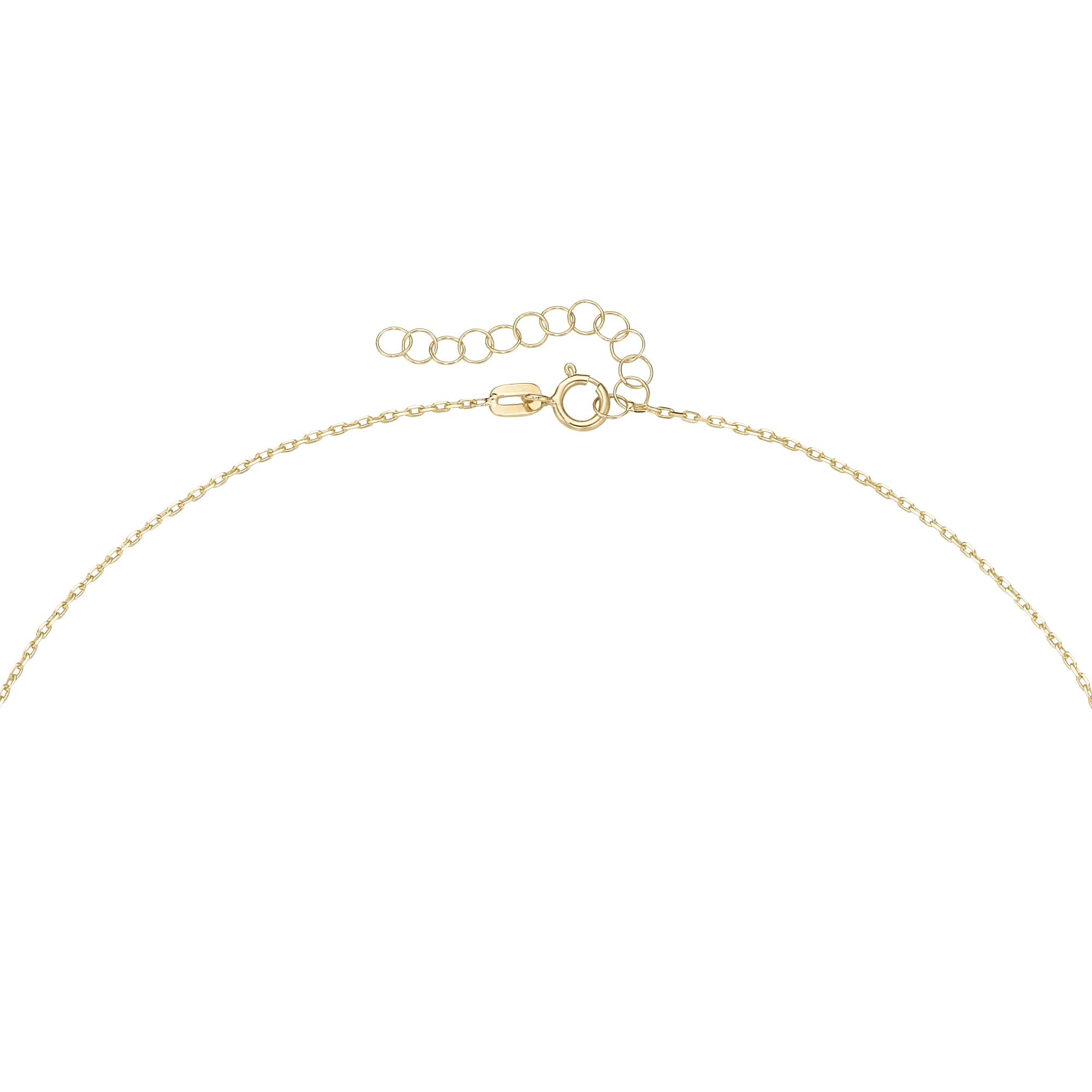 Luigi Merano Goldkette »Kette Anhänger-Blüte mit Onyx- oder Perlmutt-Einlage, Gold 375«