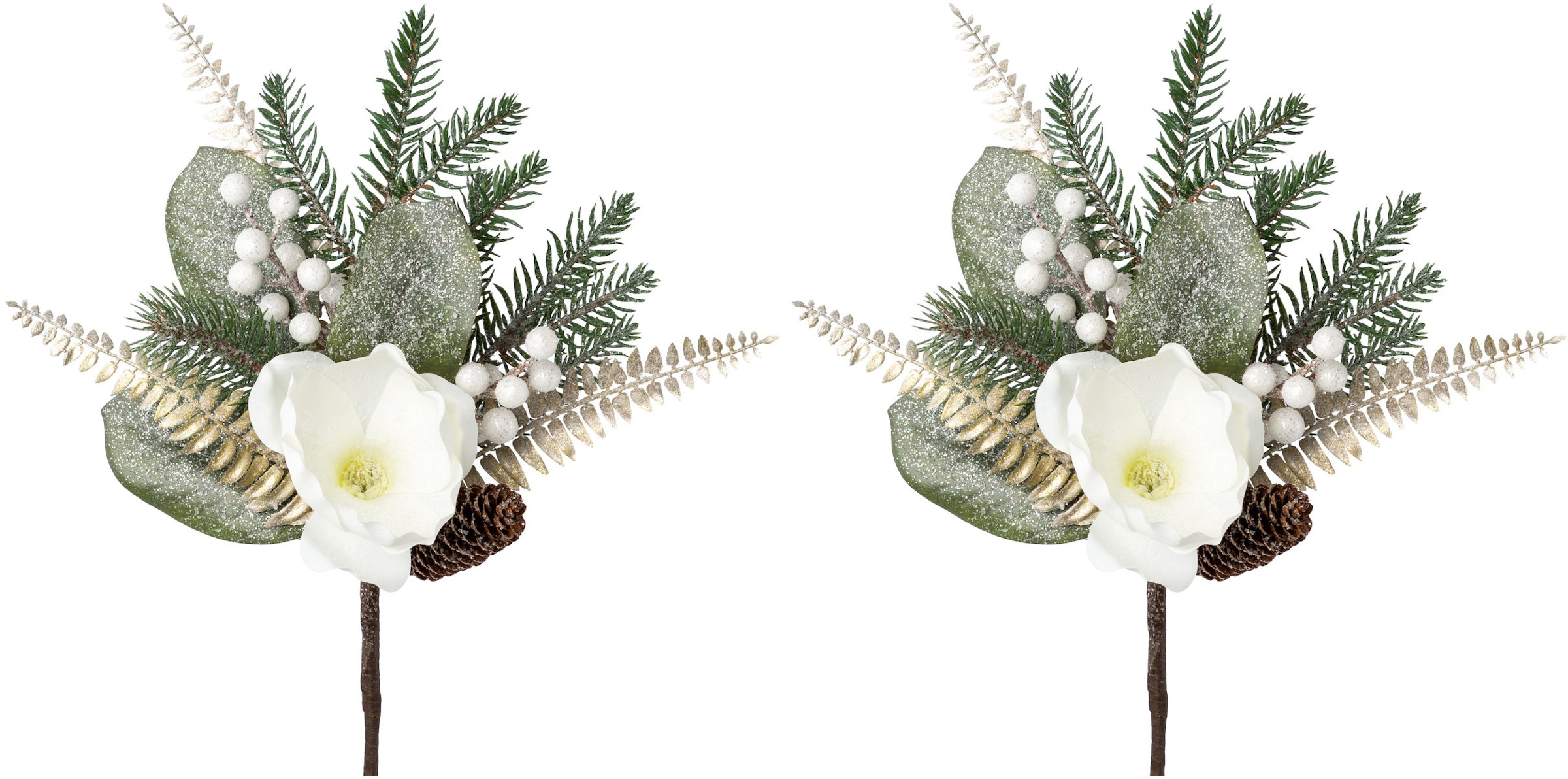 Winterliche Kunstpflanze »Weihnachtsdeko«, Bouquet aus verschiedenen Zweigen