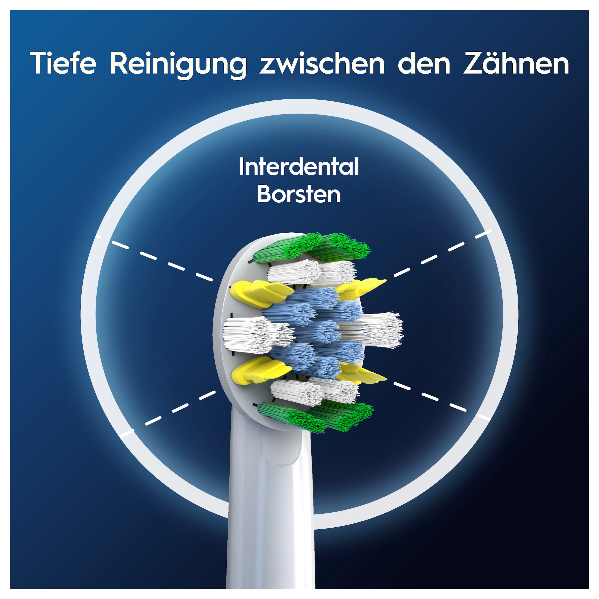 Oral-B Aufsteckbürsten »Pro Tiefenreinigung« Tiefe Zahnreinigung mit innovativen X-förmigen Borsten