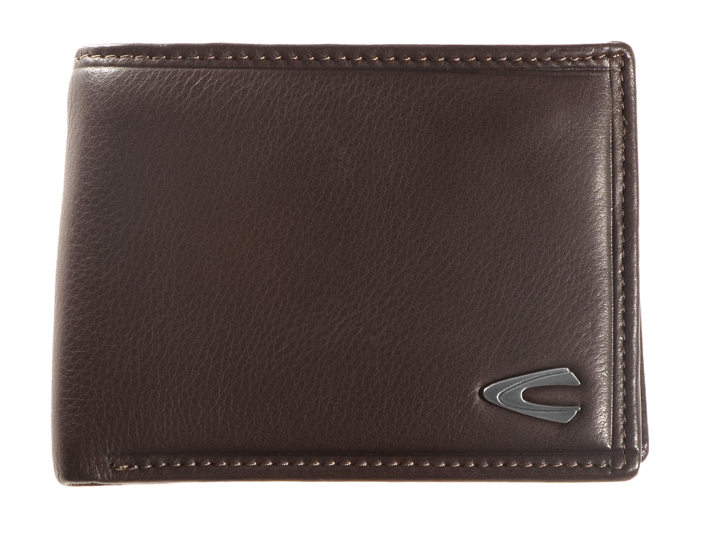 camel active Geldbörse »Vegas« aus hochwertigem Rindsleder mit Metall Logo