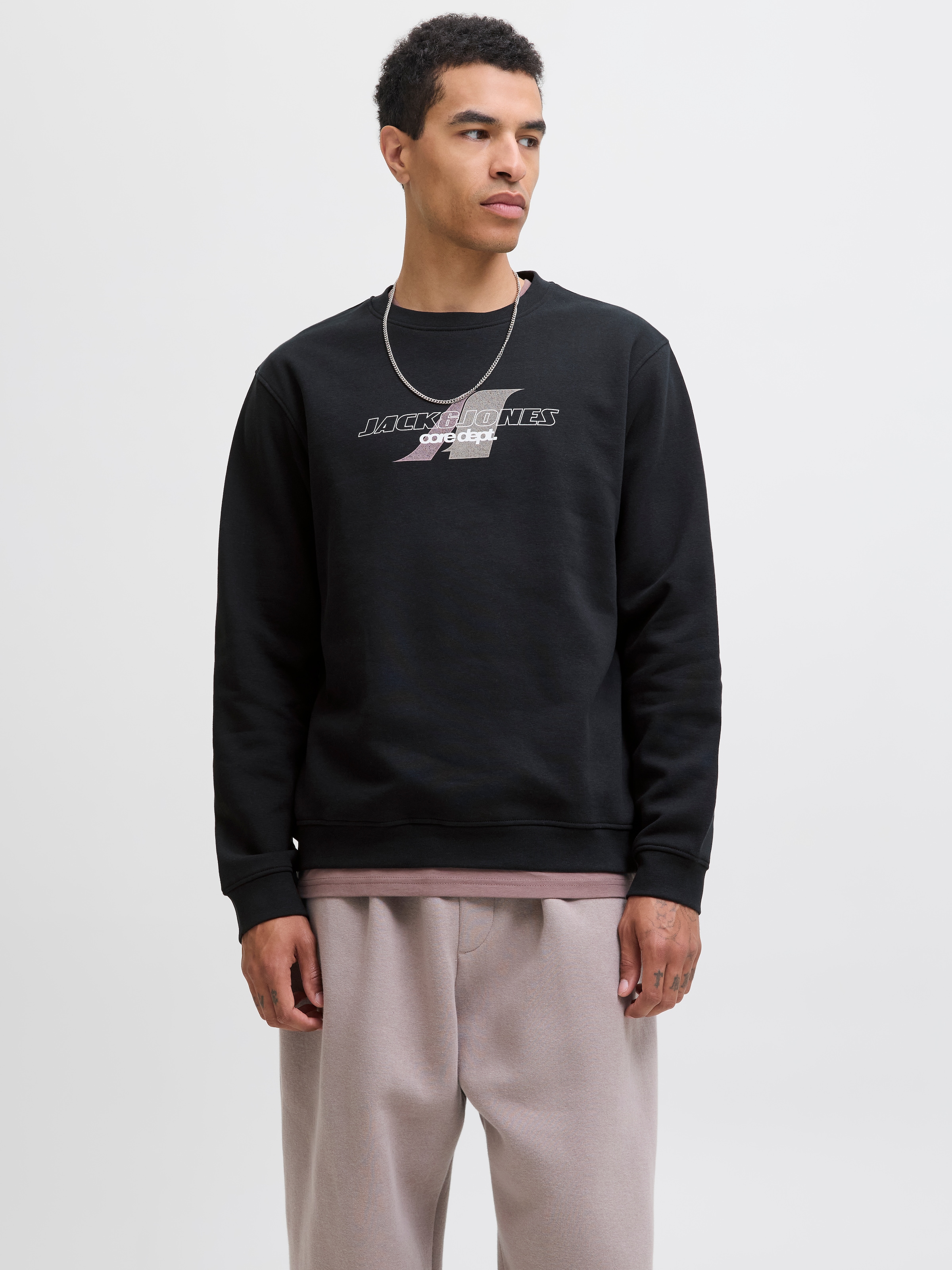 Jack & Jones Sweatshirt »JCOTIER PRINT SWEAT CREW NECK«