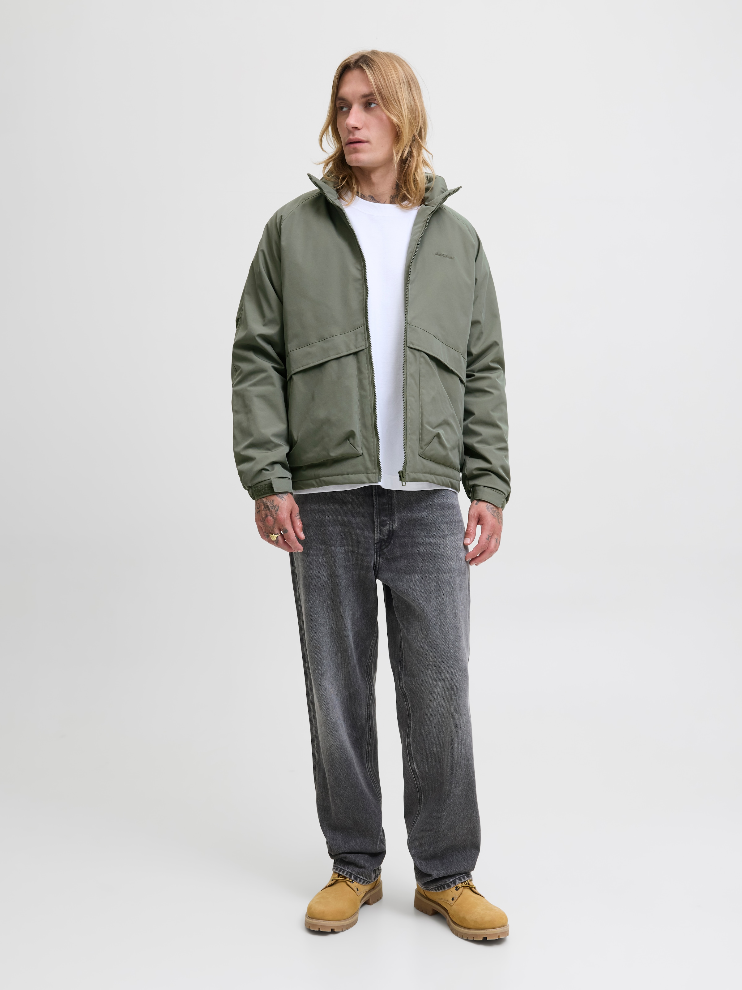 Jack & Jones Outdoorjacke »JJEDIEGO TRANSITIONAL JACKET NOOS«, ohne Kapuze