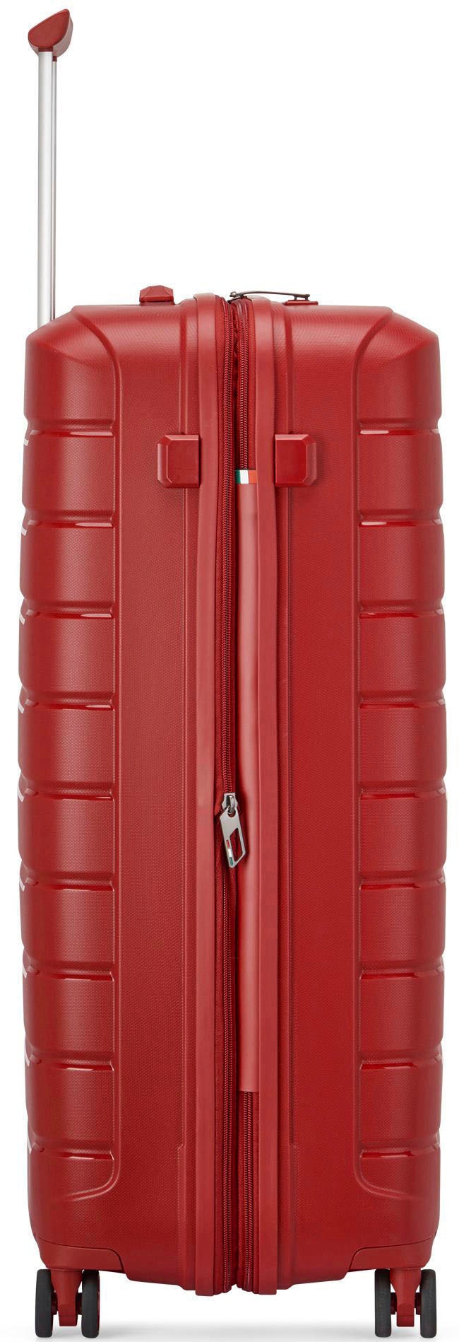 RONCATO Hartschalen-Trolley »B-FLYING, 76 cm, rot«, 4 Rollen, Hartschalen-Koffer Reisegepäck mit Volumenerweiterung und TSA Schloss
