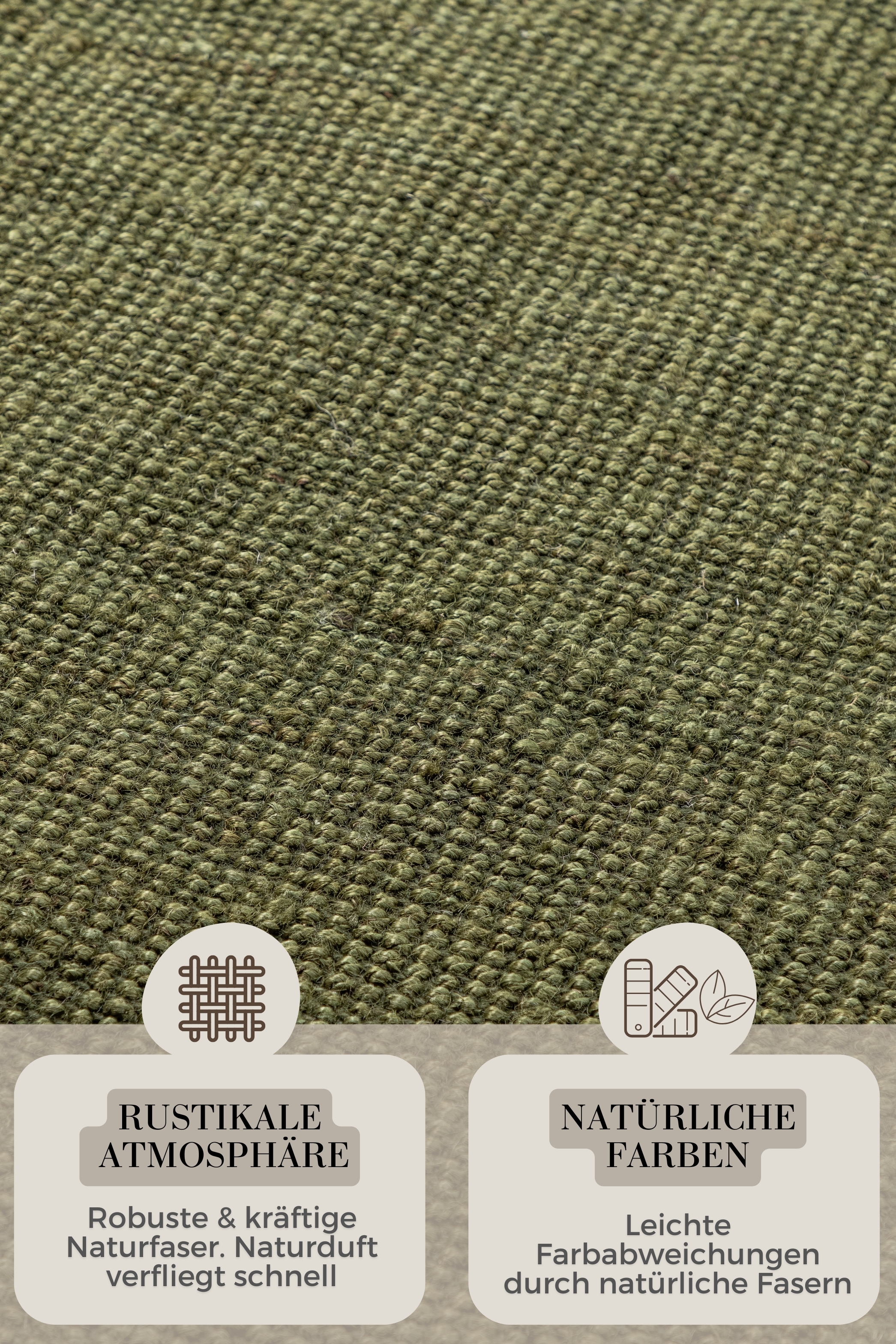 HANSE Home Teppich »Jaipur  Juteteppich,  als Läufer und in Rund« rechteckig 10 mm Höhe 100% Naturfaser, Wohnzimmer, Esszimmer, Schlafzimmer, GRS