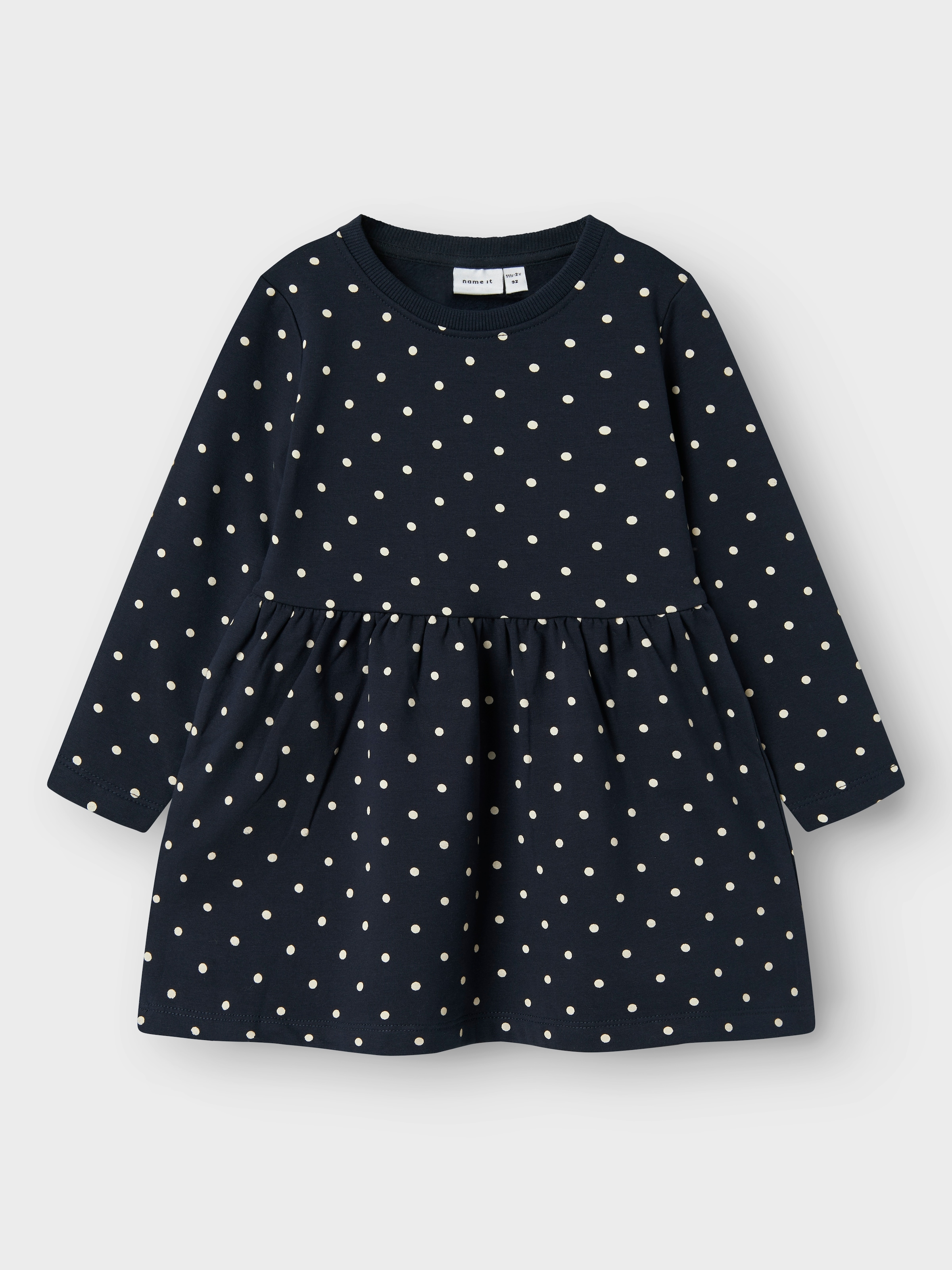 Name It Sweatkleid »NMFDAVINA LS SWEAT BRU DRESS NOOS«, im tollen Alloverprint