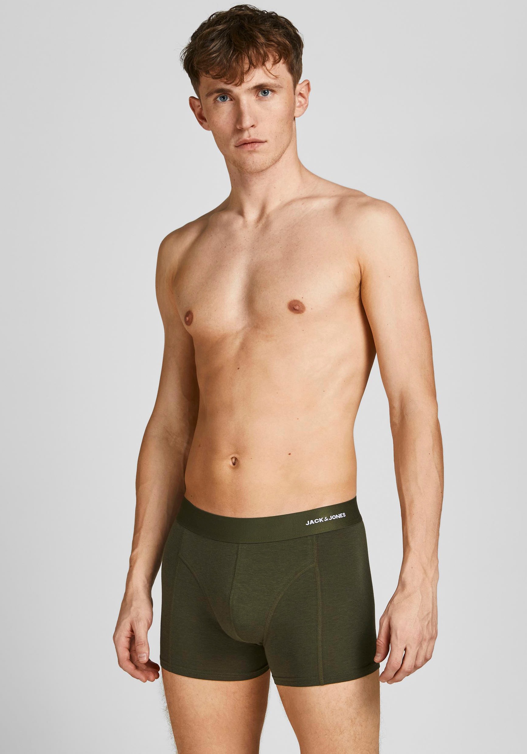 Jack & Jones Trunk »JACBASIC BAMBOO TRUNKS 3 PACK NOOS«, (Packung, 3 St.)