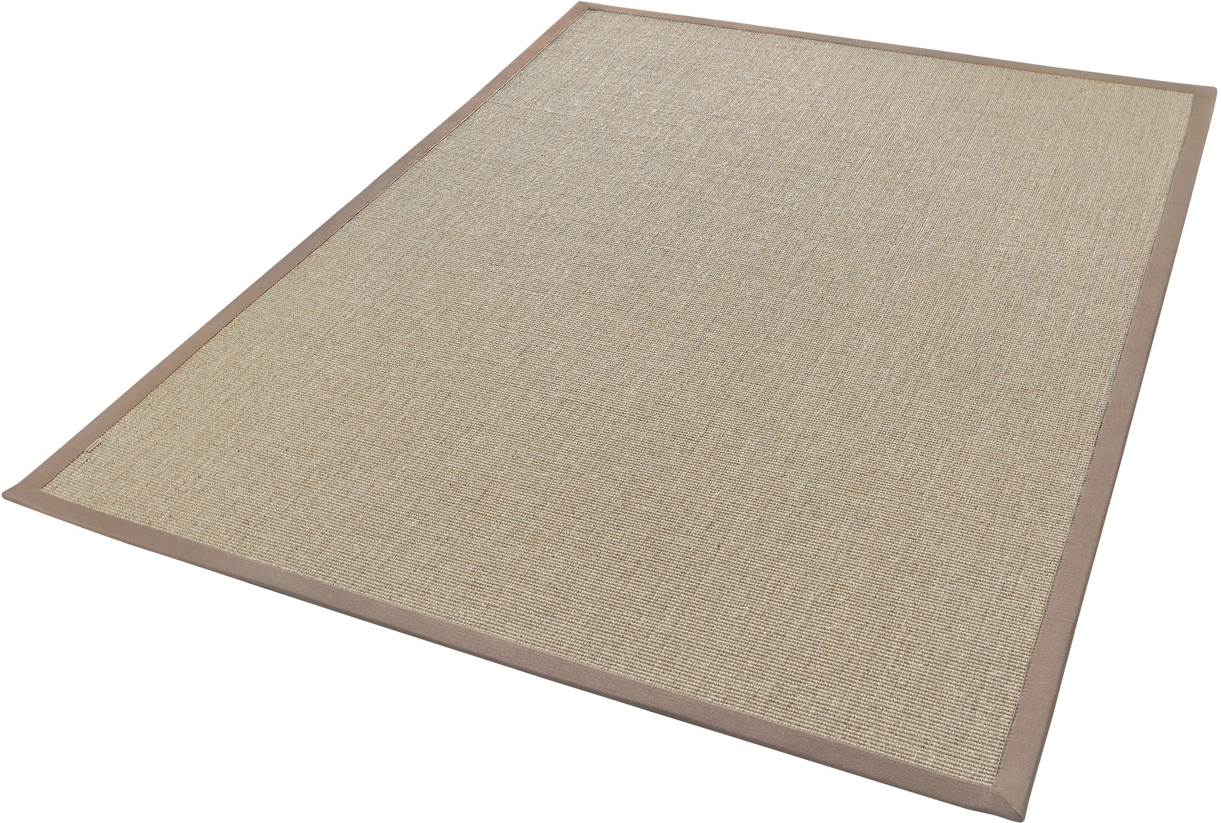 Dekowe Sisalteppich »Mara S2 mit Bordüre«, rechteckig, 5 mm Höhe, Flachgewebe, Material: 100% Sisal, Wohnzimmer