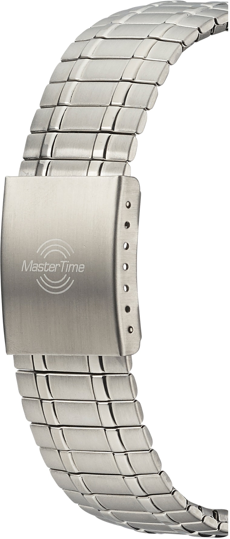 MASTER TIME Funkuhr »MTGA-10306-12M«, Armbanduhr, Quarzuhr, Herrenuhr, Datum, Flexband, Zugband