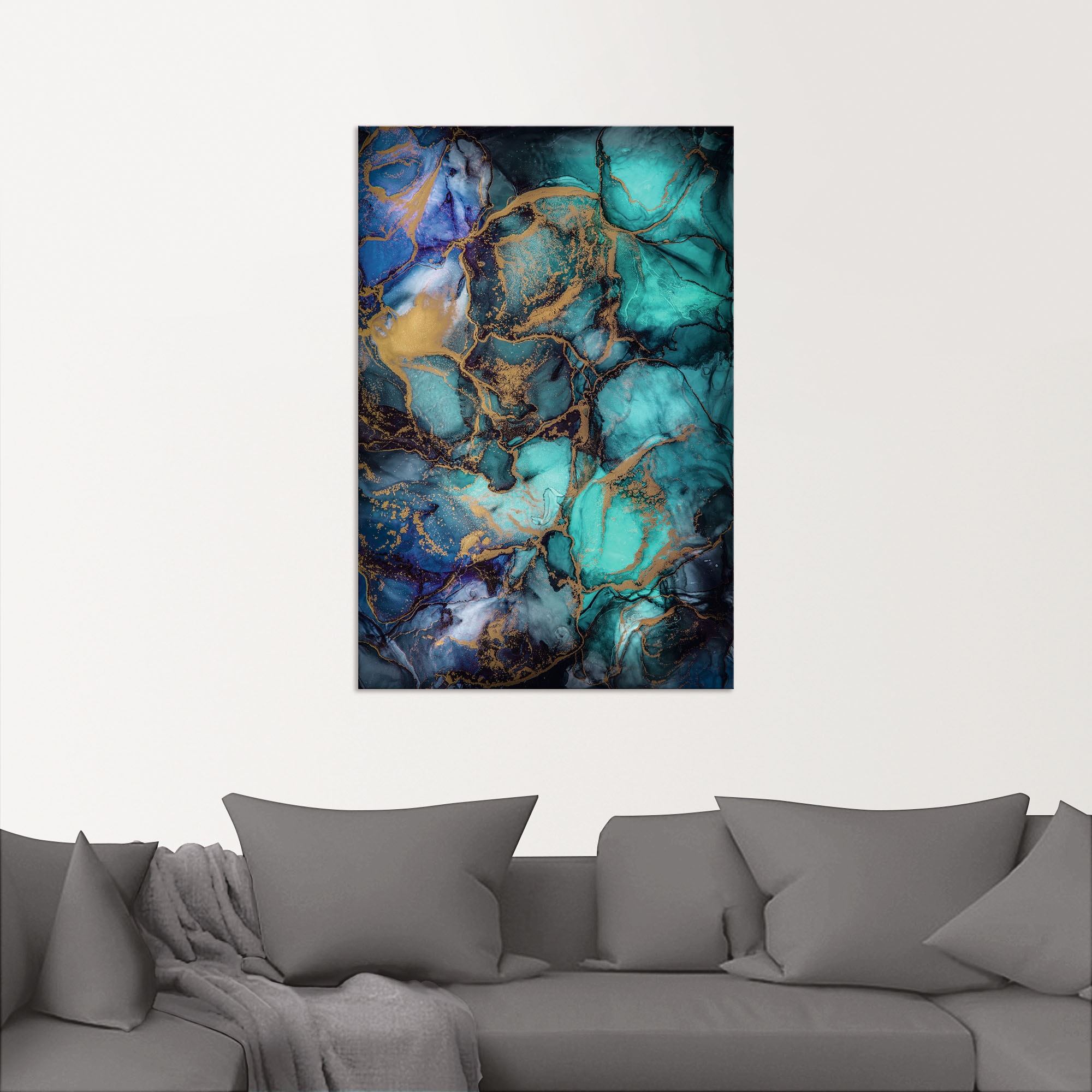 Artland Wandbild »Saphir«, Muster, (1 St.), als Alubild, Outdoorbild, Leinwandbild in verschied. Größen