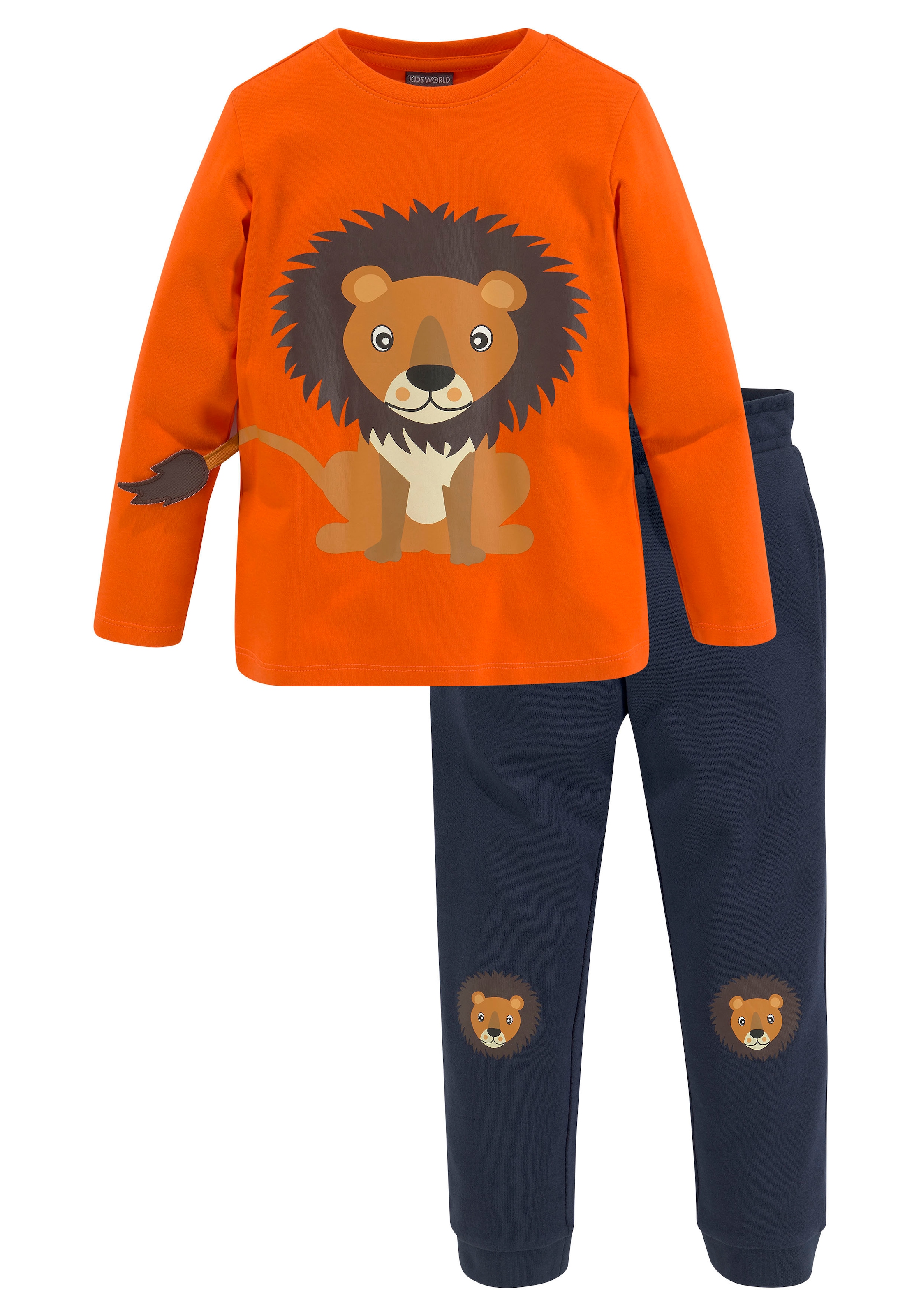 KIDSWORLD Shirt & Hose, (2 OTTO tlg.), kaufen Löwendruck mit bei