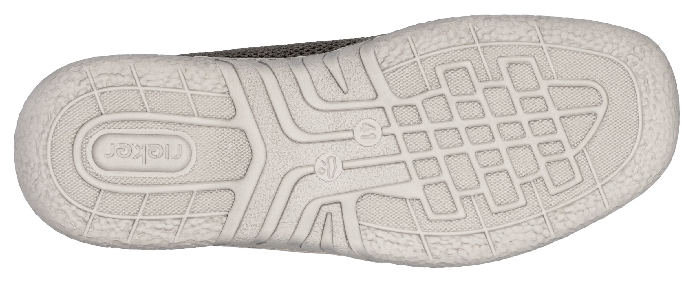 Rieker Sneaker, Halbschuh, Schnürschuh, Freizeitschuh mit seitlichem Reißverschluss