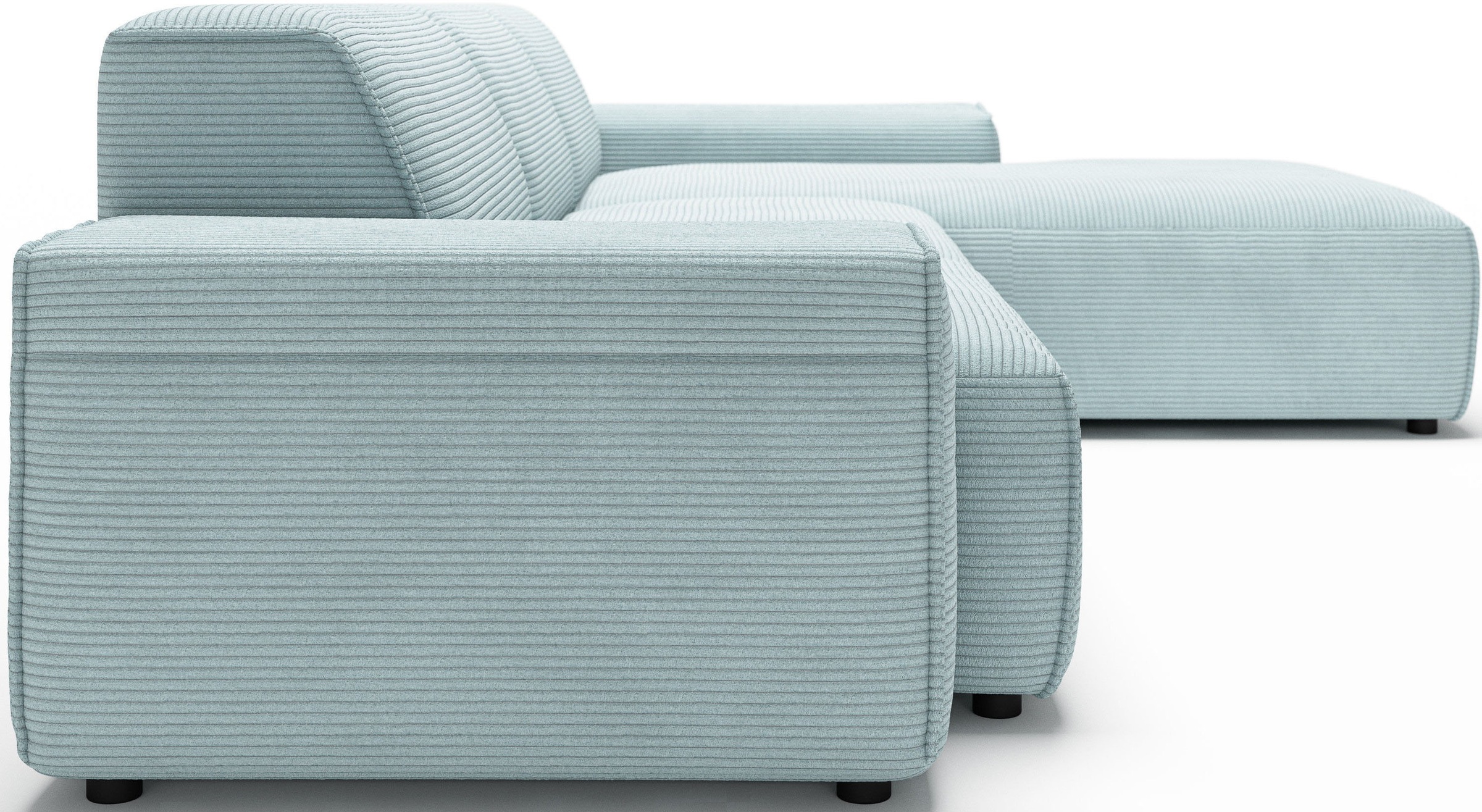 andas Ecksofa »Glimminge auch in Breitcord, Feincord, Bouclé + Easy care-Bezug«, L-Form, Breite 294, Zierkissen