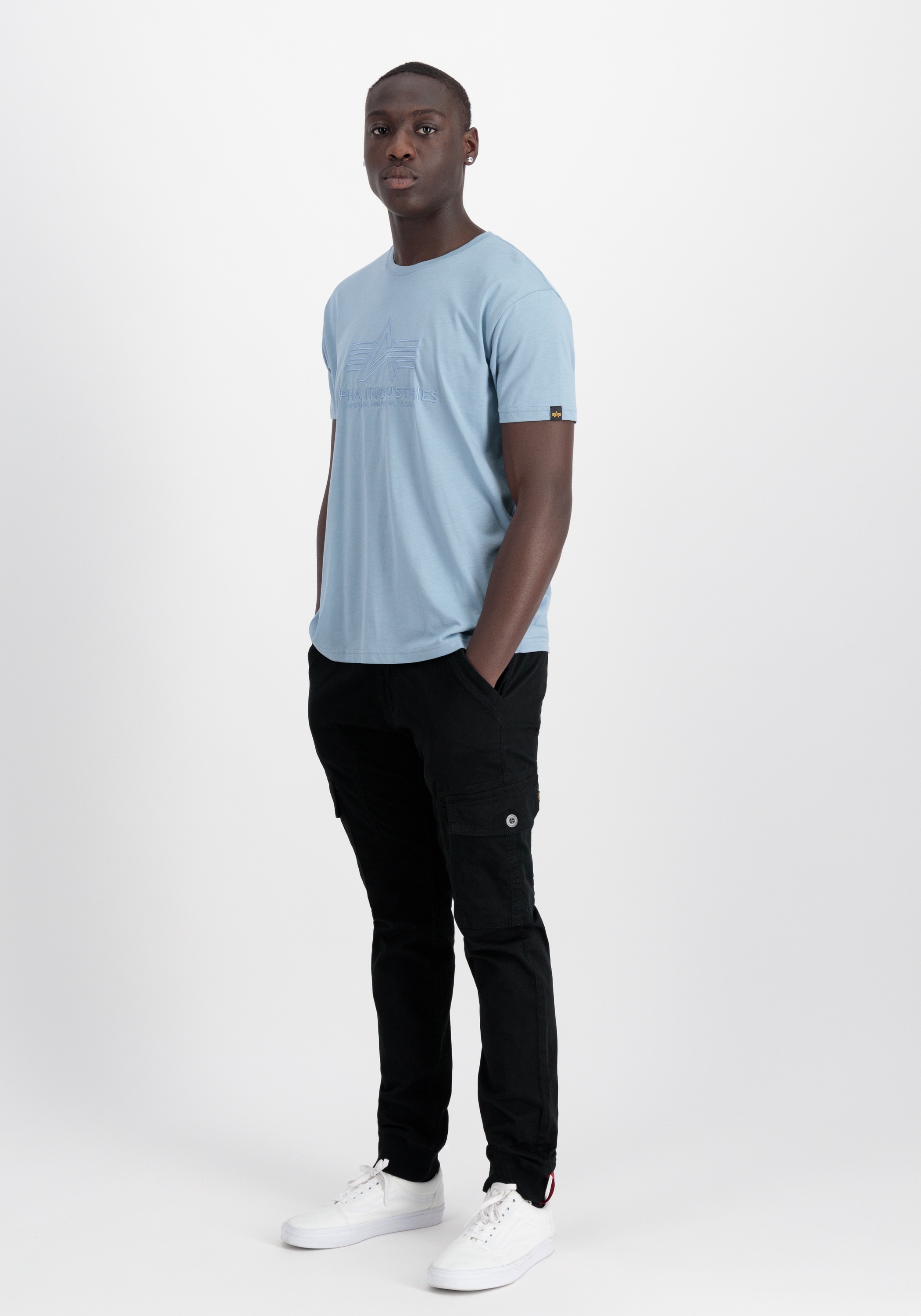 Alpha Industries T-Shirt »Alpha Industries Men - T-Shirts Basic T-Shirt Embroidery«