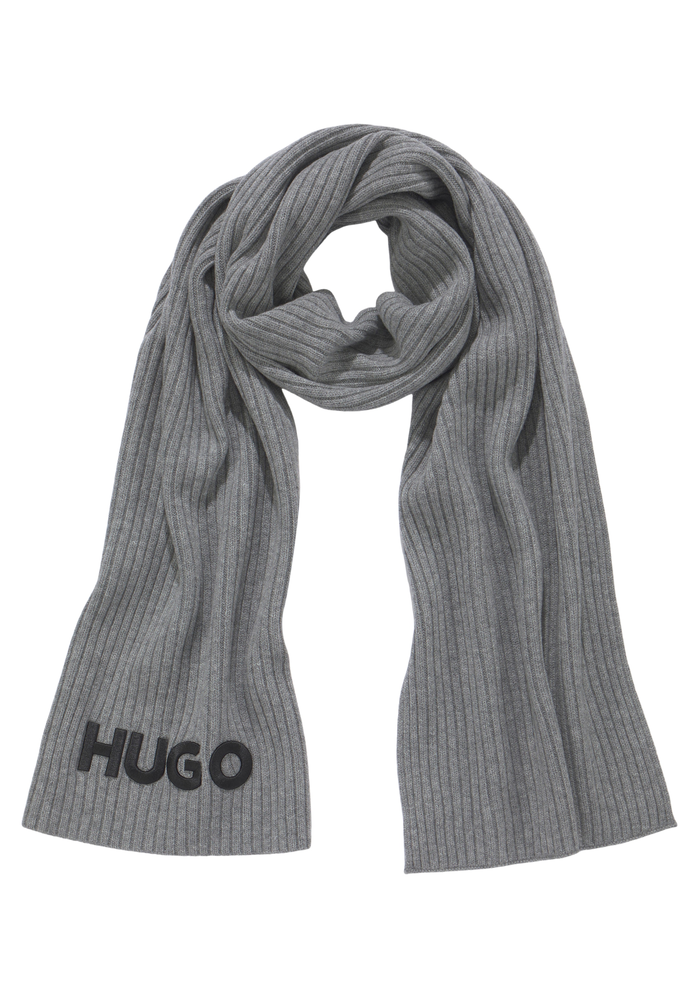 HUGO Schal »Zunio-1«, mit HUGO-Logoschriftzug