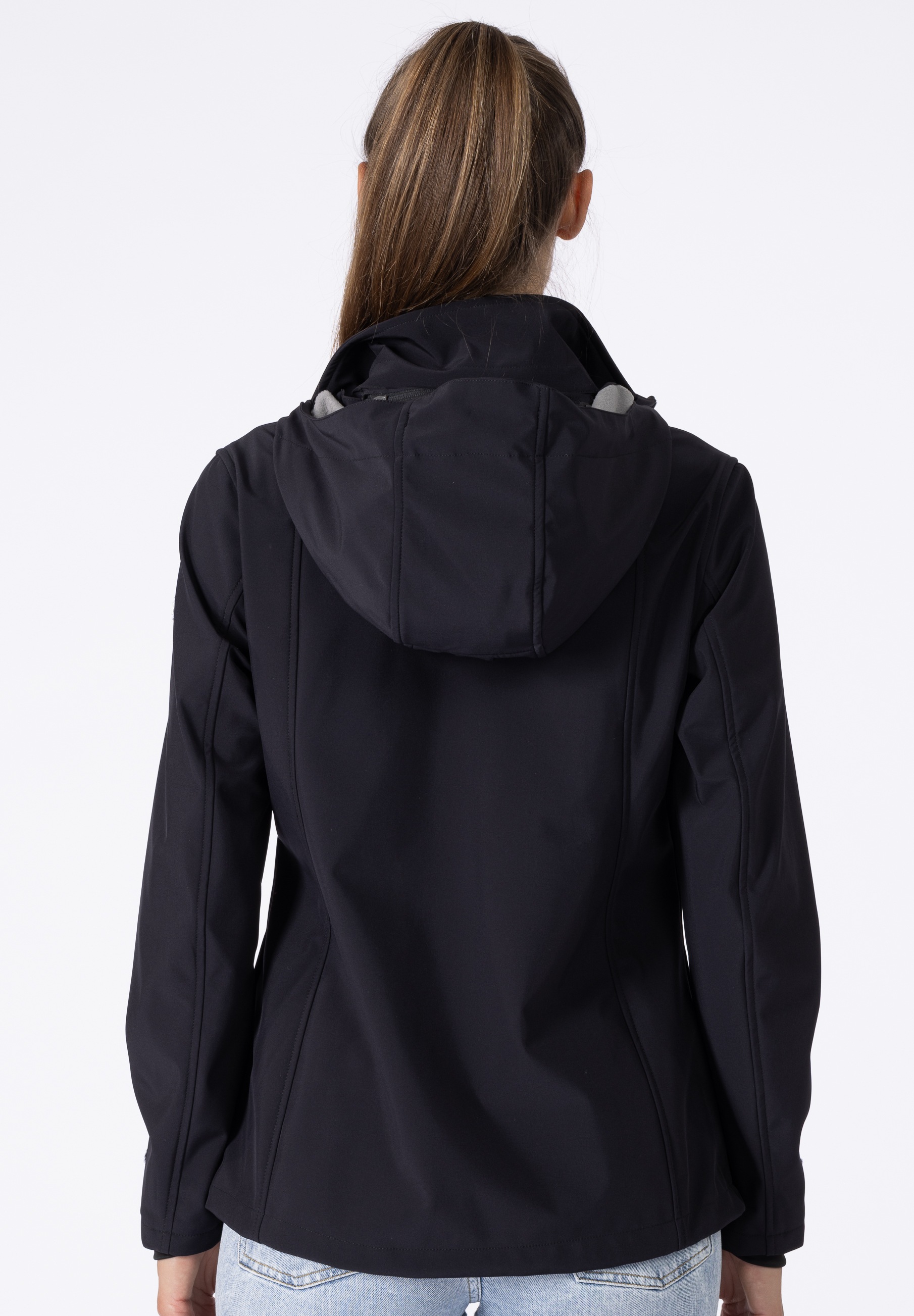 DEPROC Active Softshelljacke »DECORAH PEAK V WOMEN«, mit abnehmbarer Kapuze