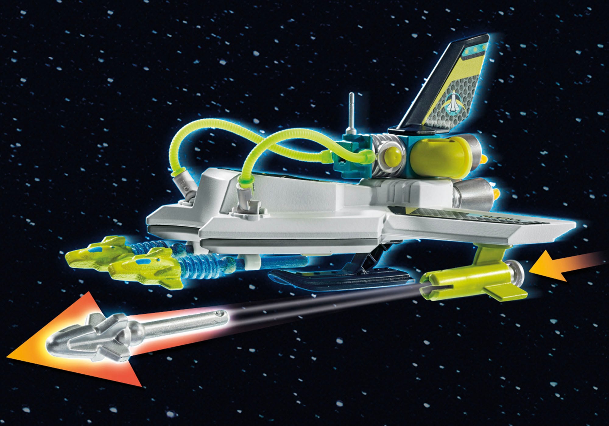 Playmobil® Konstruktions-Spielset »Hightech Space-Drohne (71370), Space«, (57 St.)