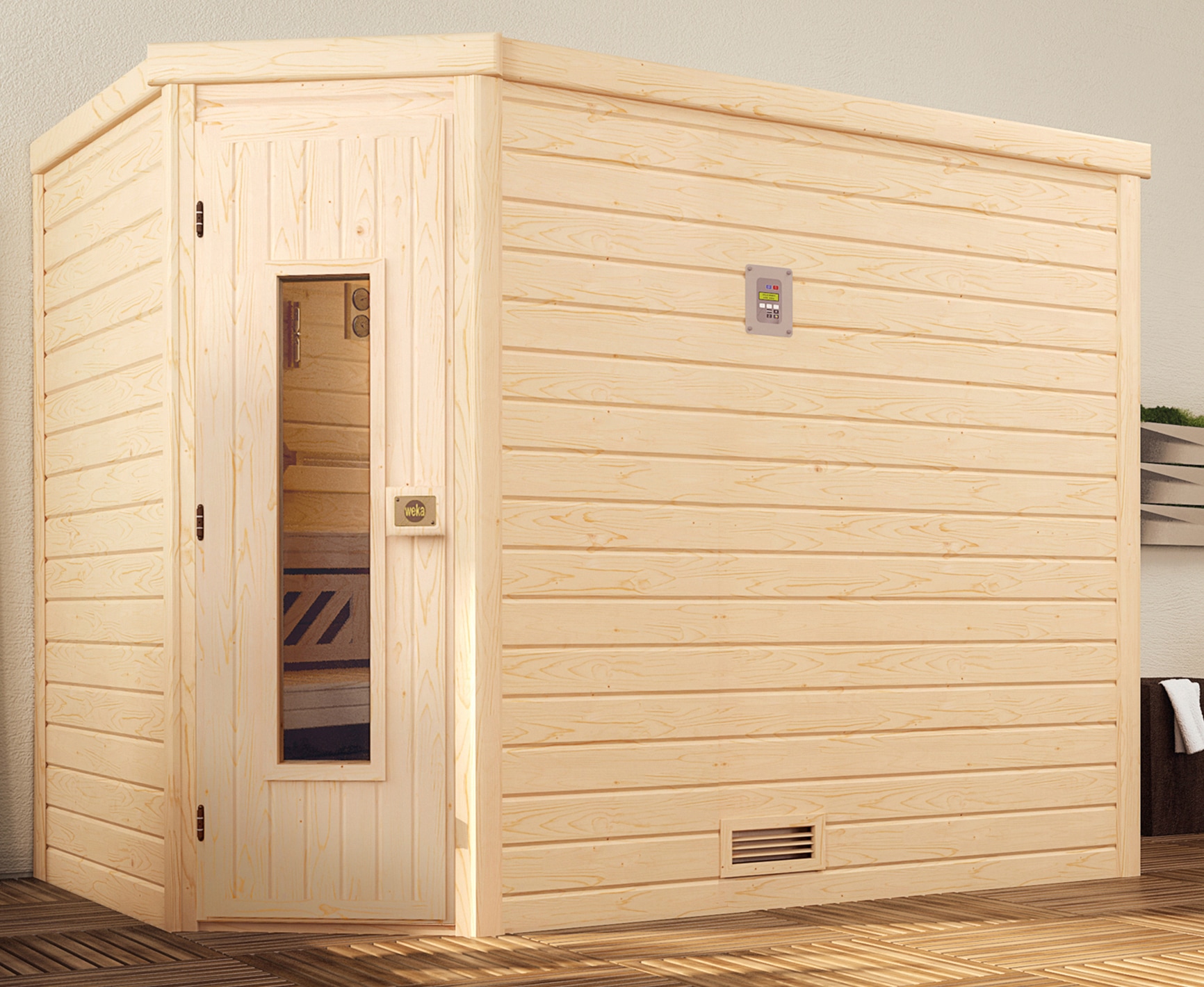 weka Sauna »Turku Eck 2«, ohne Ofen