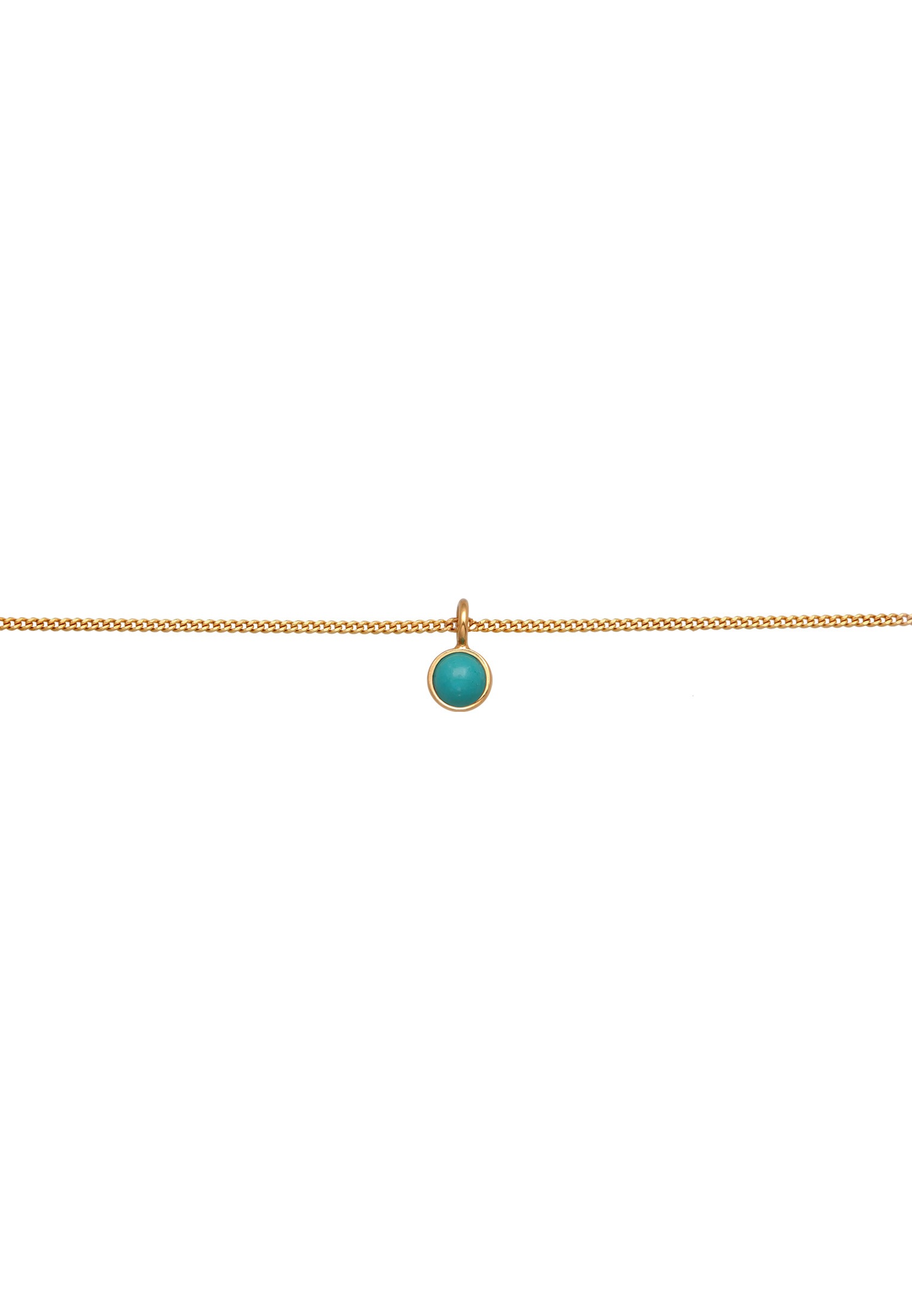 Elli Choker »Halskette Choker Solitär Howlith Türkis 925 Silber«