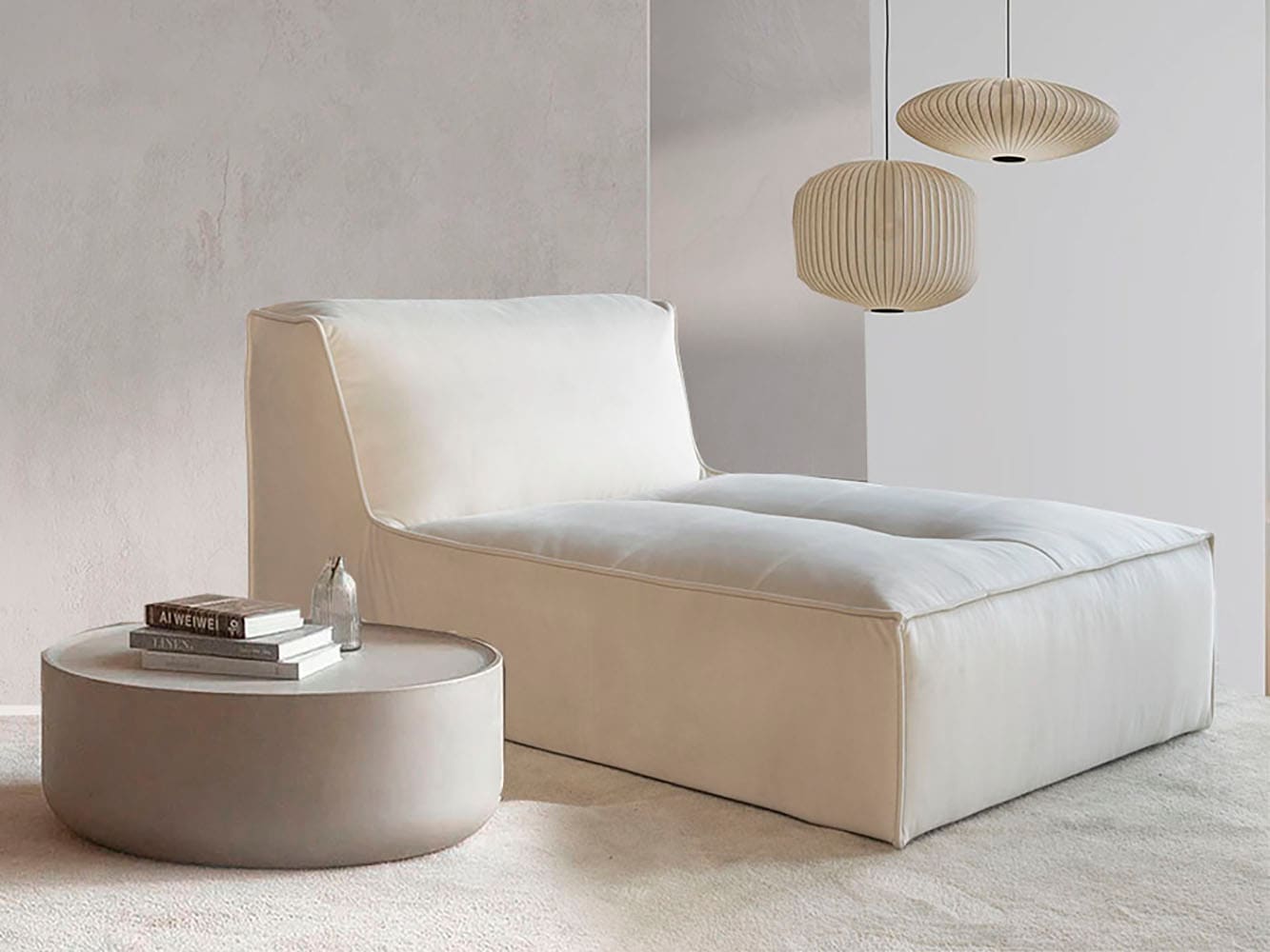 RAUM.ID Sofaelement »Monolid«, als Modul oder separat verwendbar, Bezug in Teddy-Optik