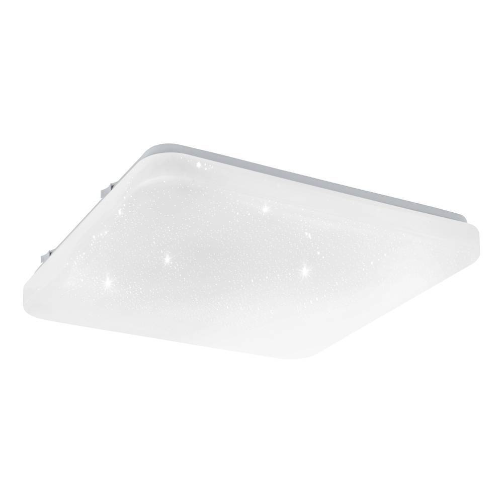 EGLO LED Deckenleuchte »FRANIA-S«, LED-Board, Warmweiß, weiß / L28 x H7 x B28 cm / inkl. 1 x LED-Platine (je 10W, 1100lm, 3000K) / Deckenlampe - Schlafzimmerlampe - Büroleuchte - Lampe - Schlafzimmer - Küche - Flur - Flurlampe - Küchenlampe
