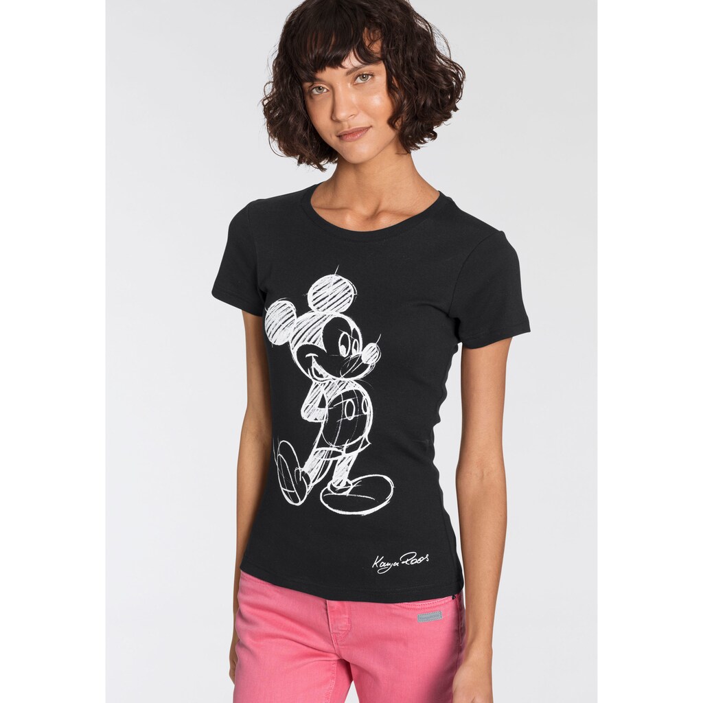 KangaROOS Print-Shirt »Mickey Maus«, mit Mickey Mouse in Skizzen-Optik - NEUE KOLLEKTION