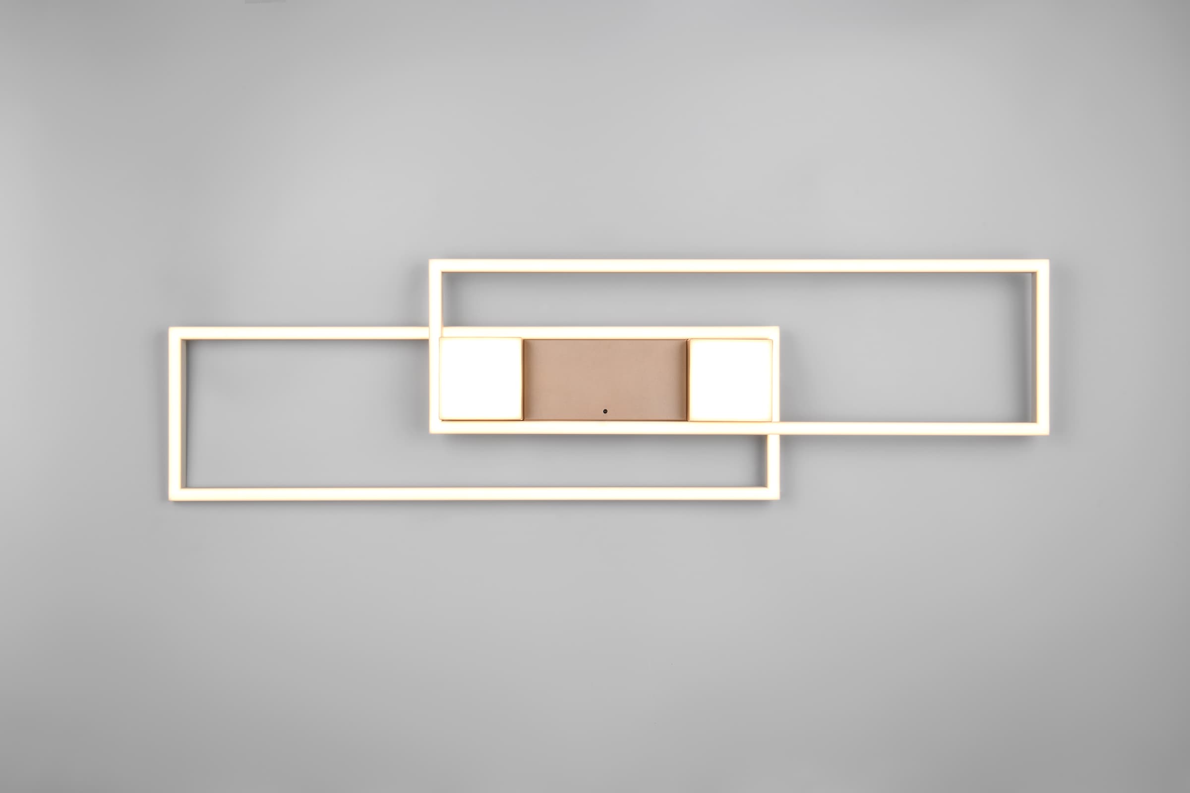 TRIO Leuchten LED Deckenleuchte »ALBANY LED Deckenlampe 37W 4300 Lumen warmweiß bis kaltweiß 2700-6500K« LED-Board 1 Stk. warmweiß - kaltweiß Fernbedienung, Lichtfarbe einstellbar, Memory, Nachtlicht, dimmbar