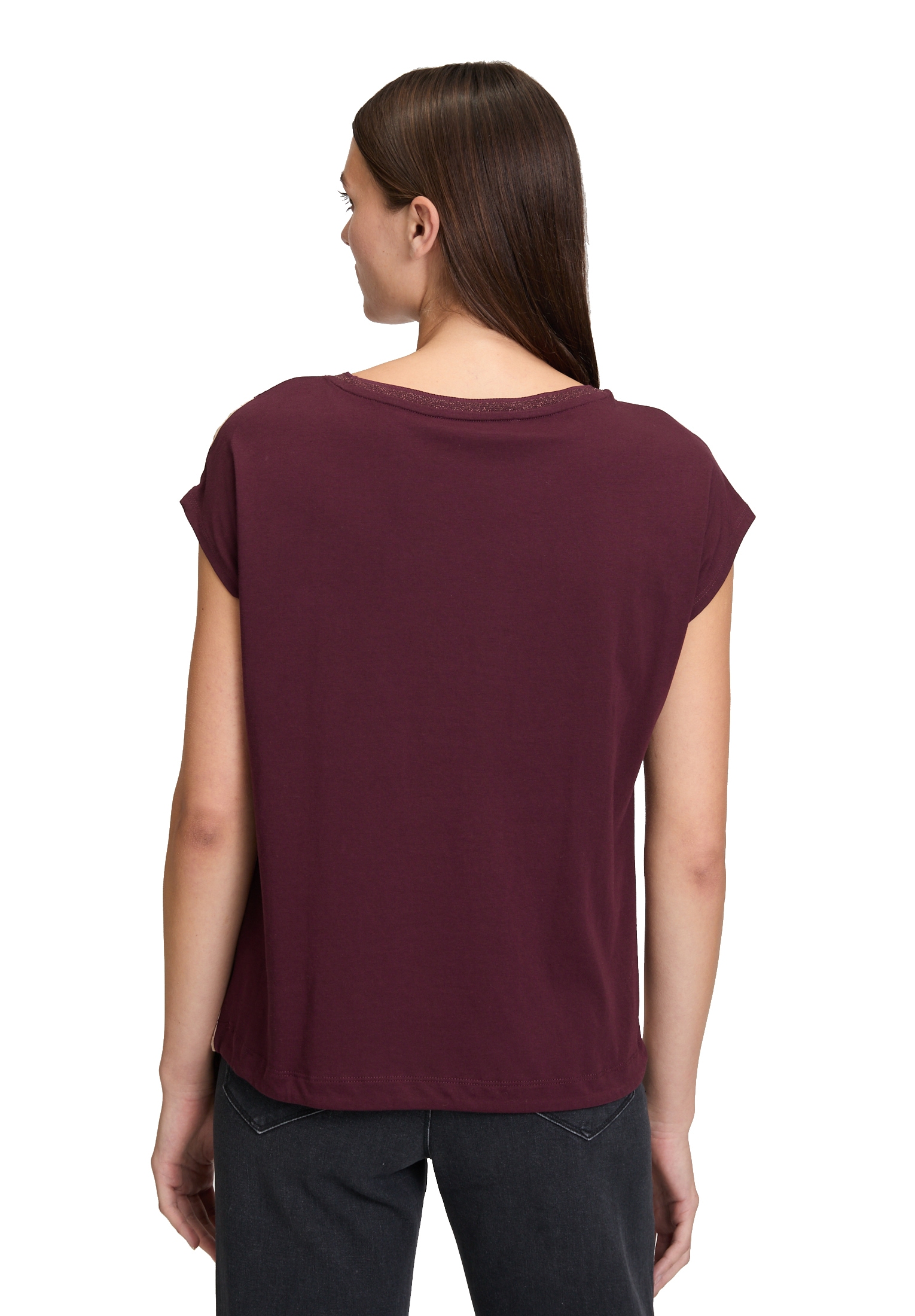 Betty&Co Langarmshirt »Casual-Shirt mit Print«