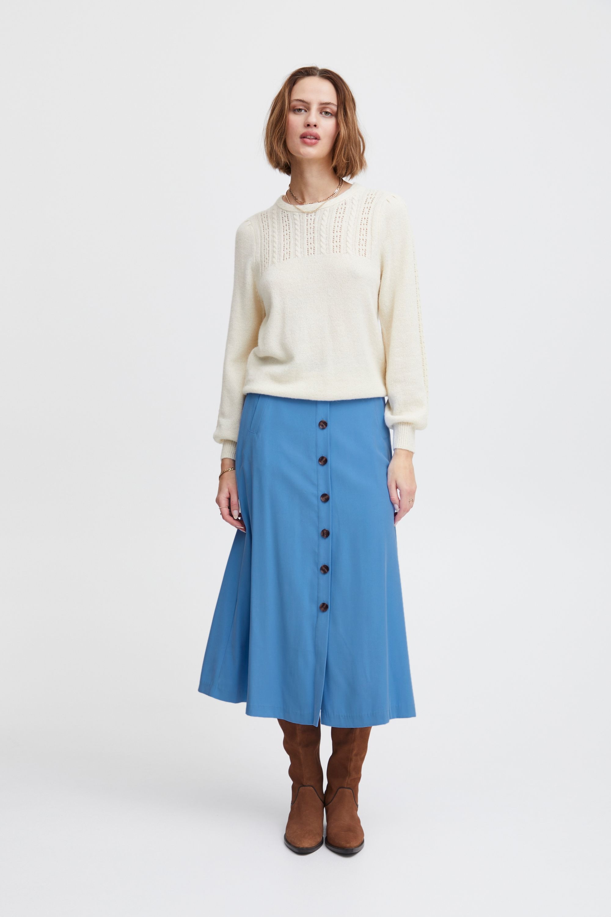 ATELIER RÊVE Strickfleece-Pullover »Strickpullover IRChiba«