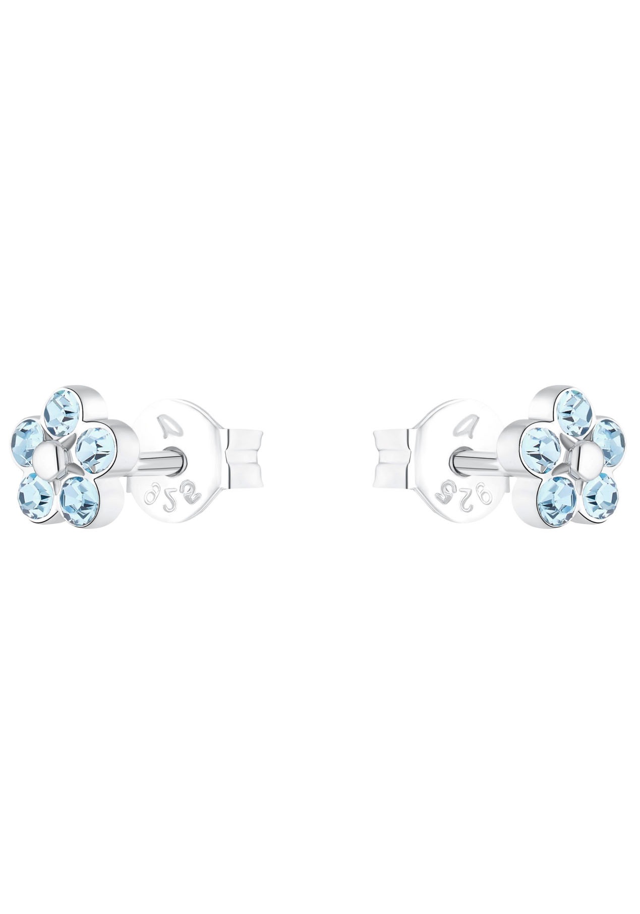 Amor Paar Ohrstecker »Blumen, 2036519, 2036520, 2036521«, mit Kristallglas
