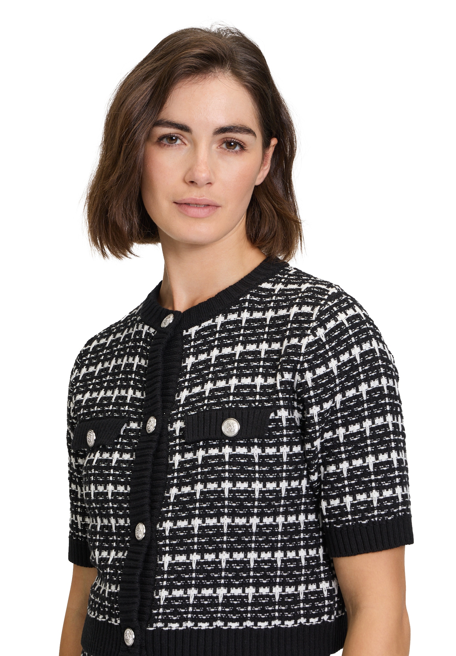Vera Mont Strickkleid »Strickkleid mit Volant«