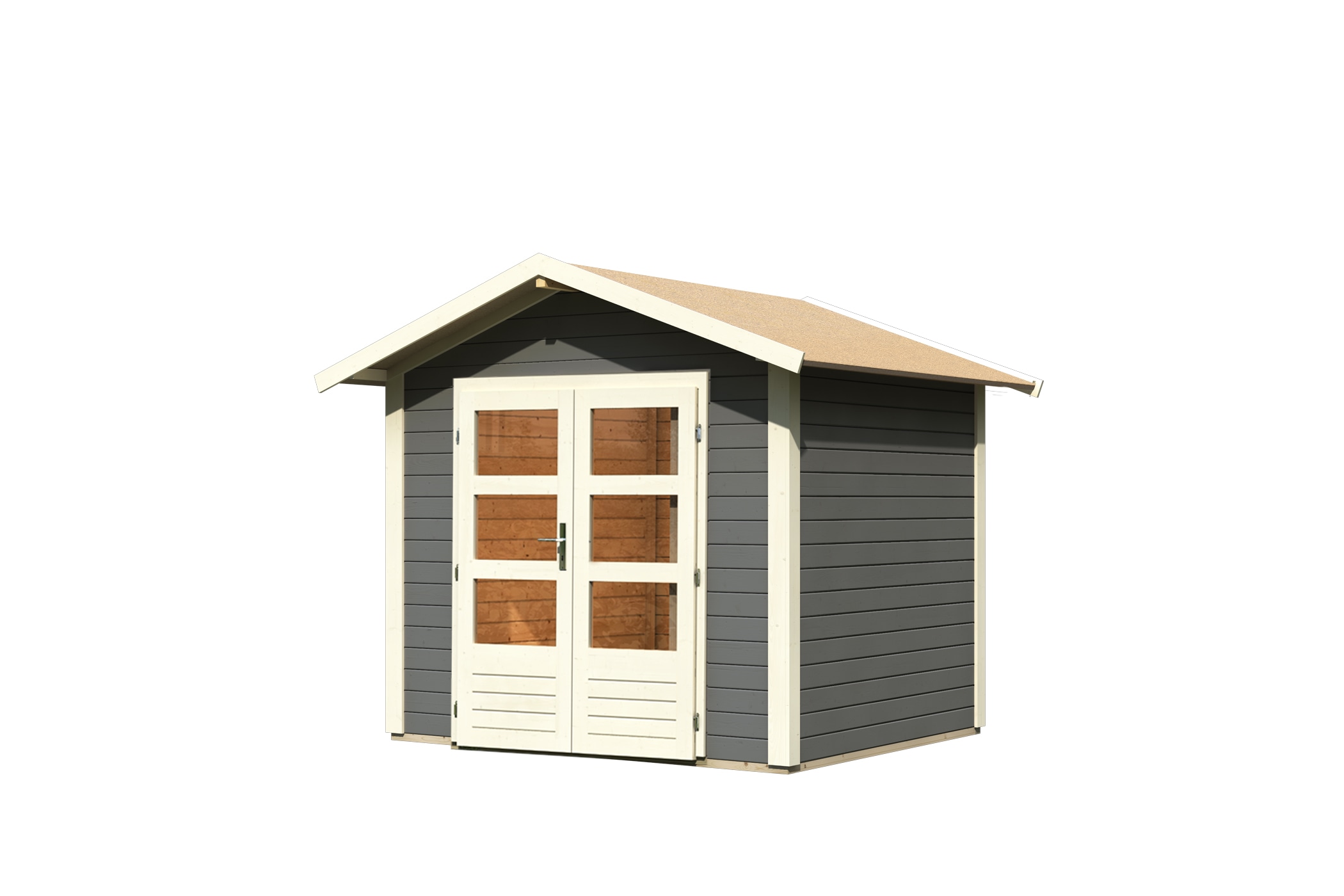 Karibu Gartenhaus »Talkau 3 aus lackiertem Fichtenholz« Grundfläche: 8,4m²