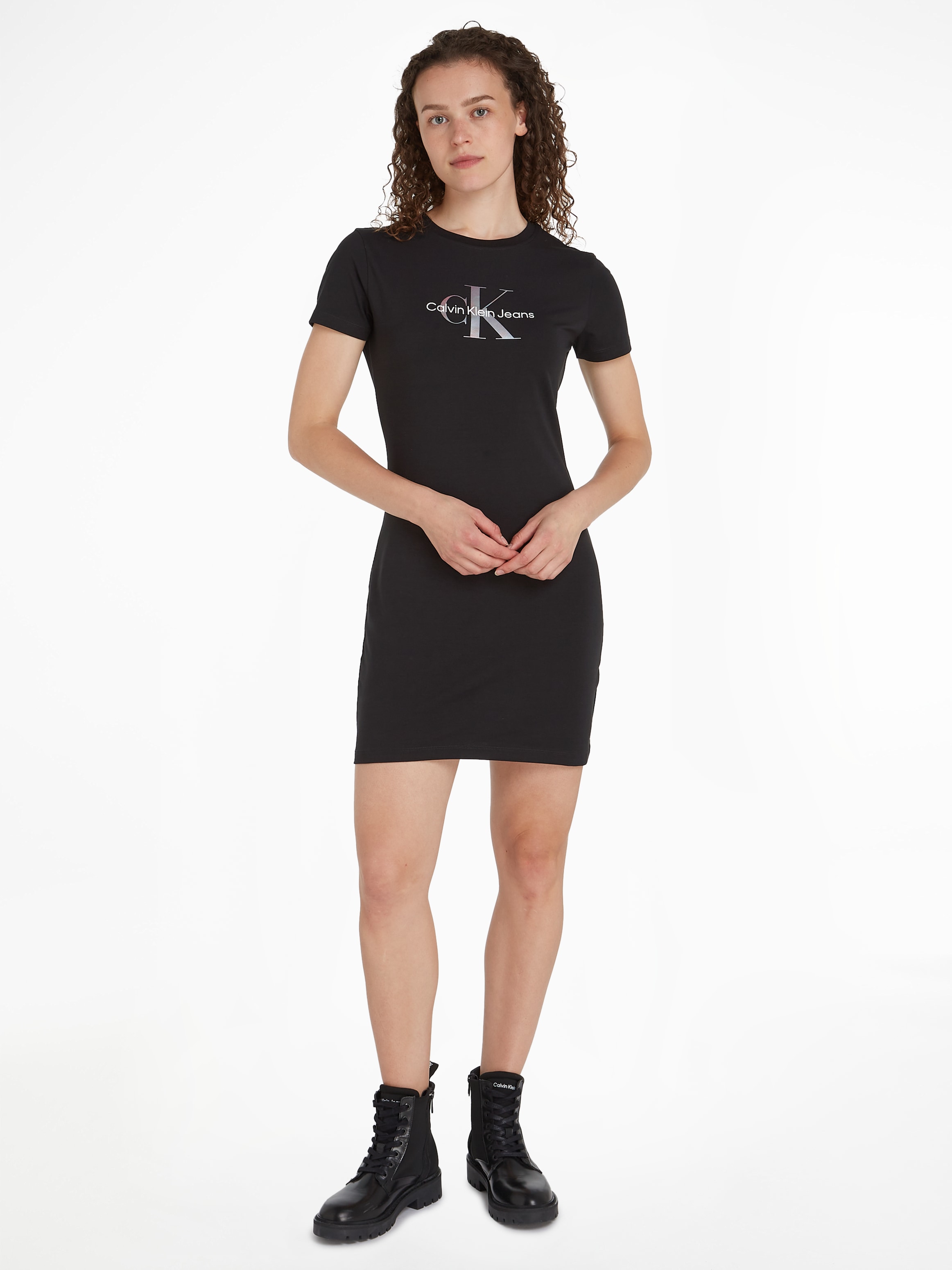 Calvin Klein - Diffused Monologo Dress Black