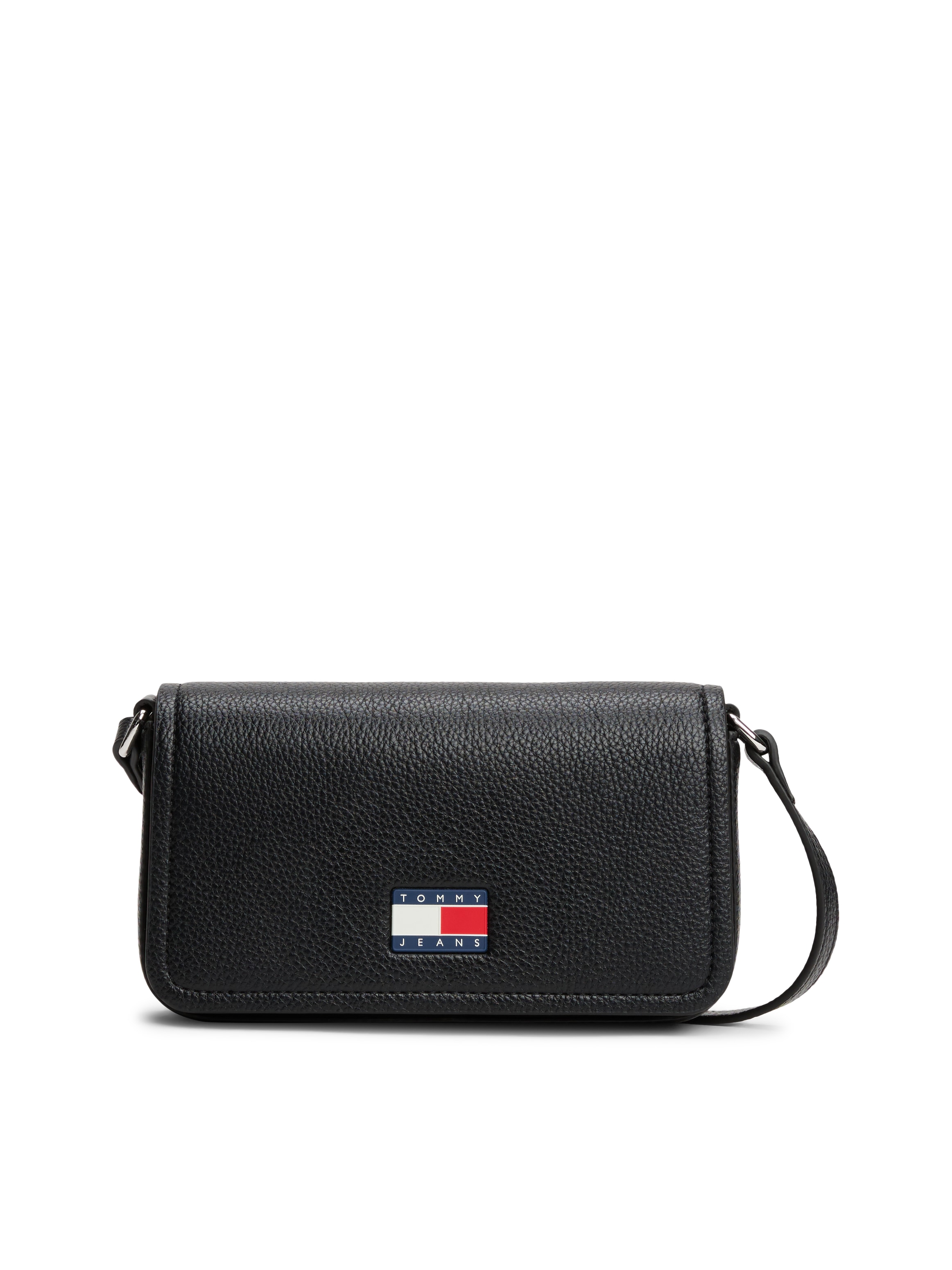 Tommy Jeans Umhängetasche »TJW MUST FLAP CROSSOVER« , Damen Schultertasche, Minibag mit Tommy-Schmuckemblem