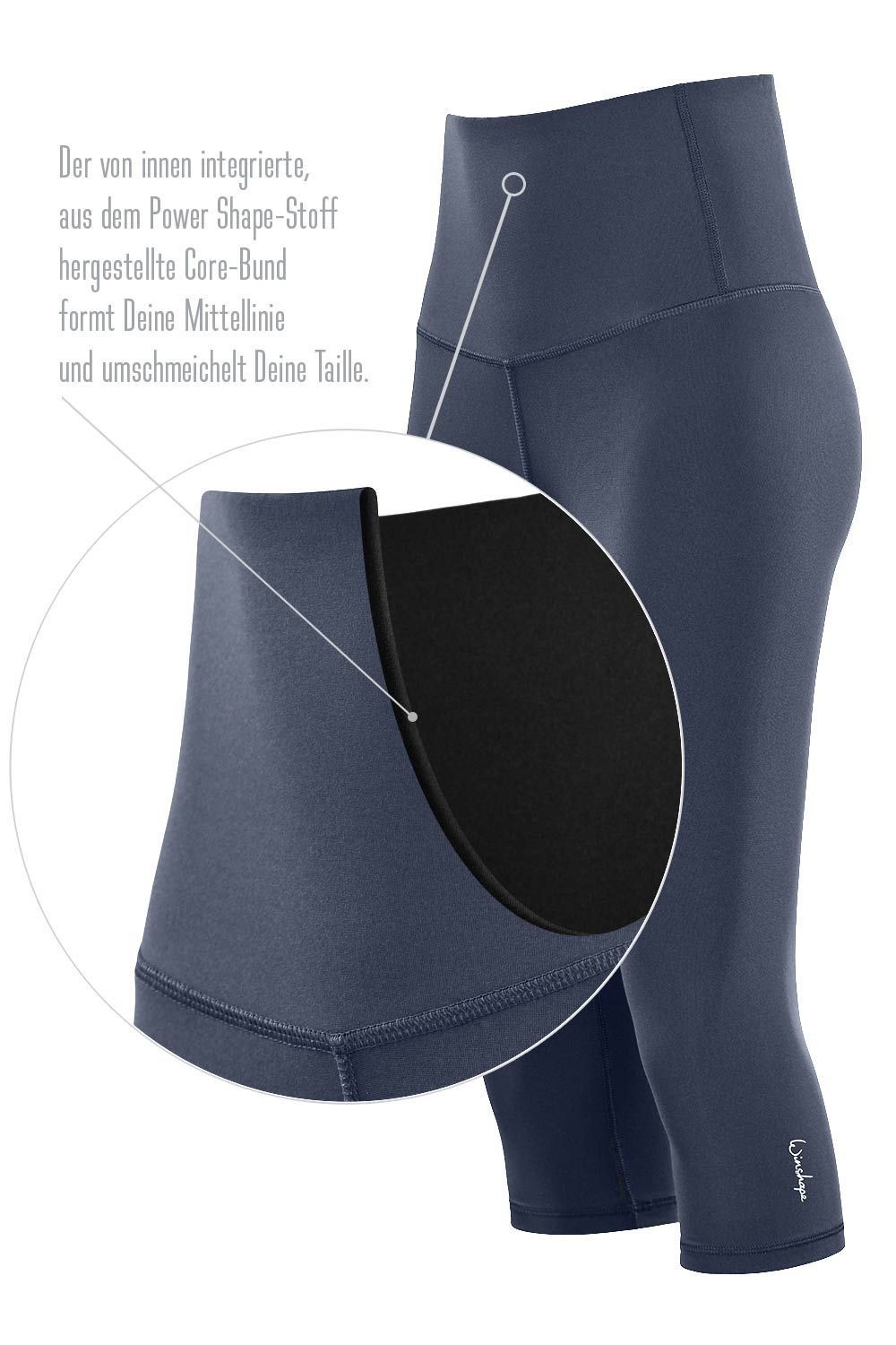 Winshape Leggings »3/4 Functional Comfort HWL217C«, mit V-Shape Applikation und Core-Bund
