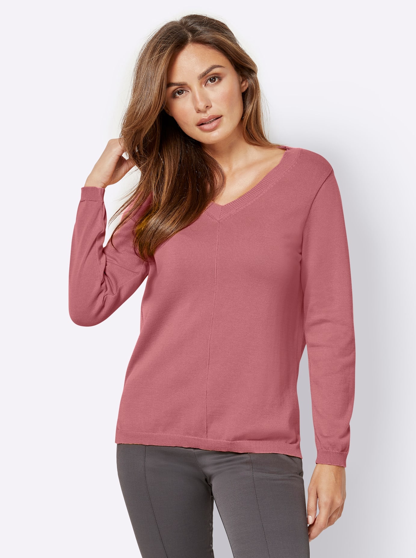Inspirationen V-Ausschnitt-Pullover »Pullover«