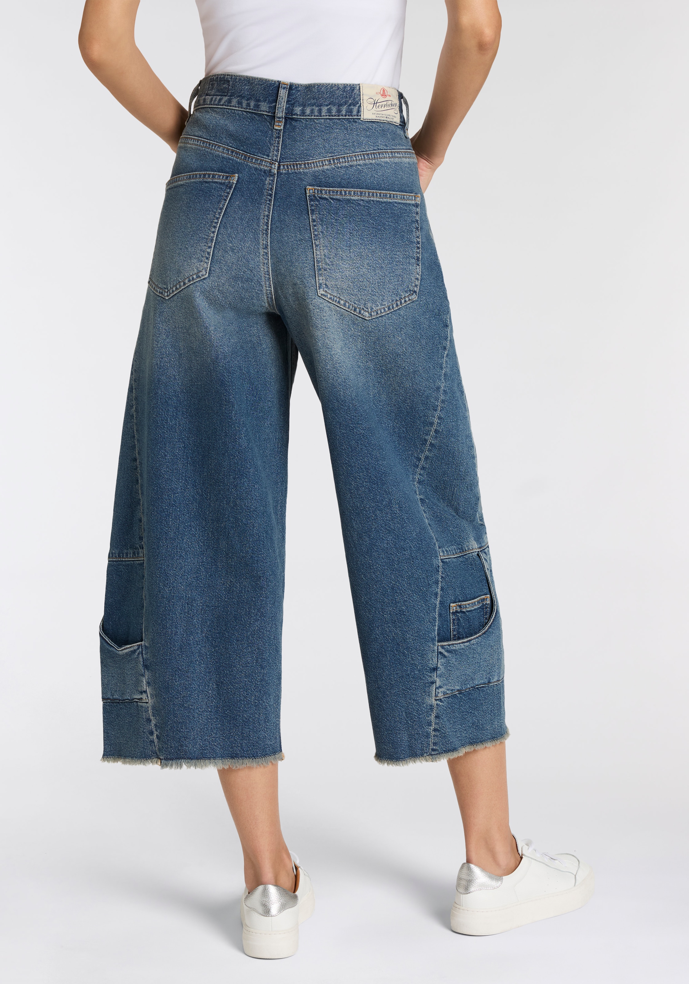 Herrlicher 7/8-Jeans »Edwina Denim« mit seitlich eingesetzten Details