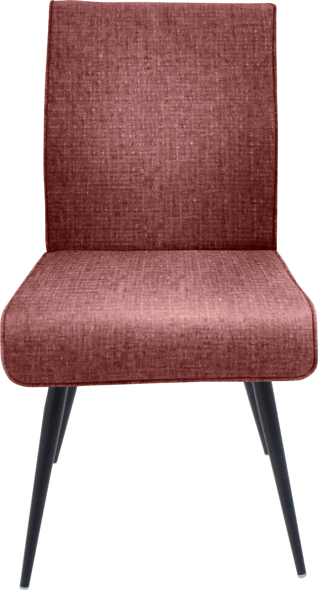 K+W Komfort & Wohnen 4-Fußstuhl »Giacomo I« () 1 Stk.4- Fußstuhl mit umlaufenden 4mm Keder am Rücken und Sitz, Metallfüße