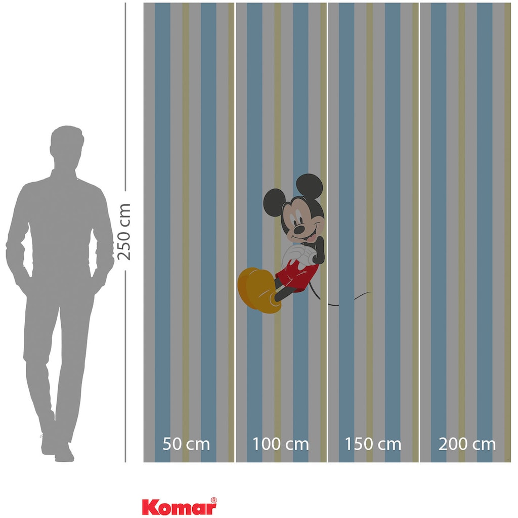 Komar Vliestapete »Mickey Relax«, 200x250 cm (Breite x Höhe)