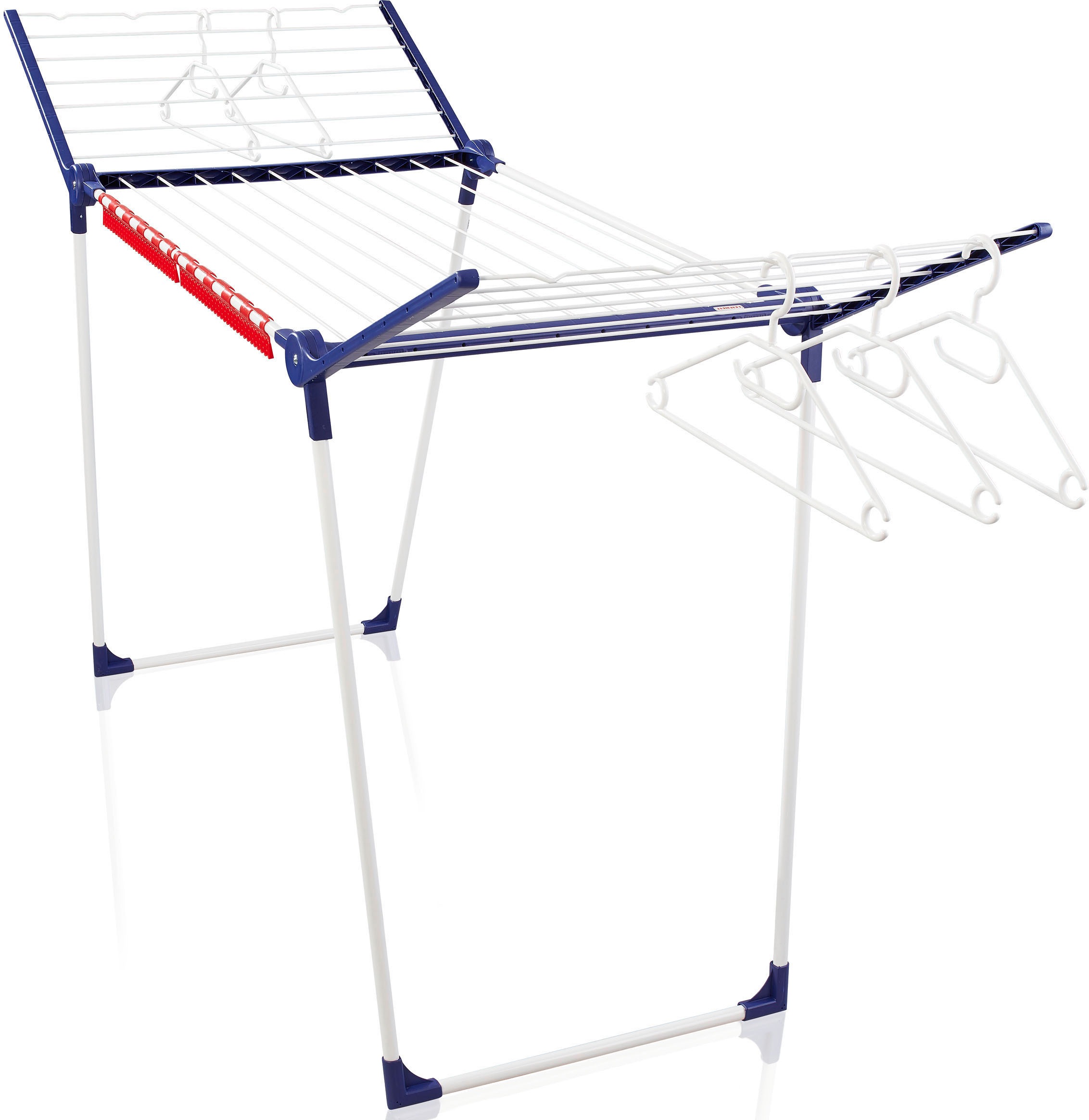 Leifheit Wäscheständer »Pegasus 200 Solid« inkl. 2 Kleinteilehalter in blau