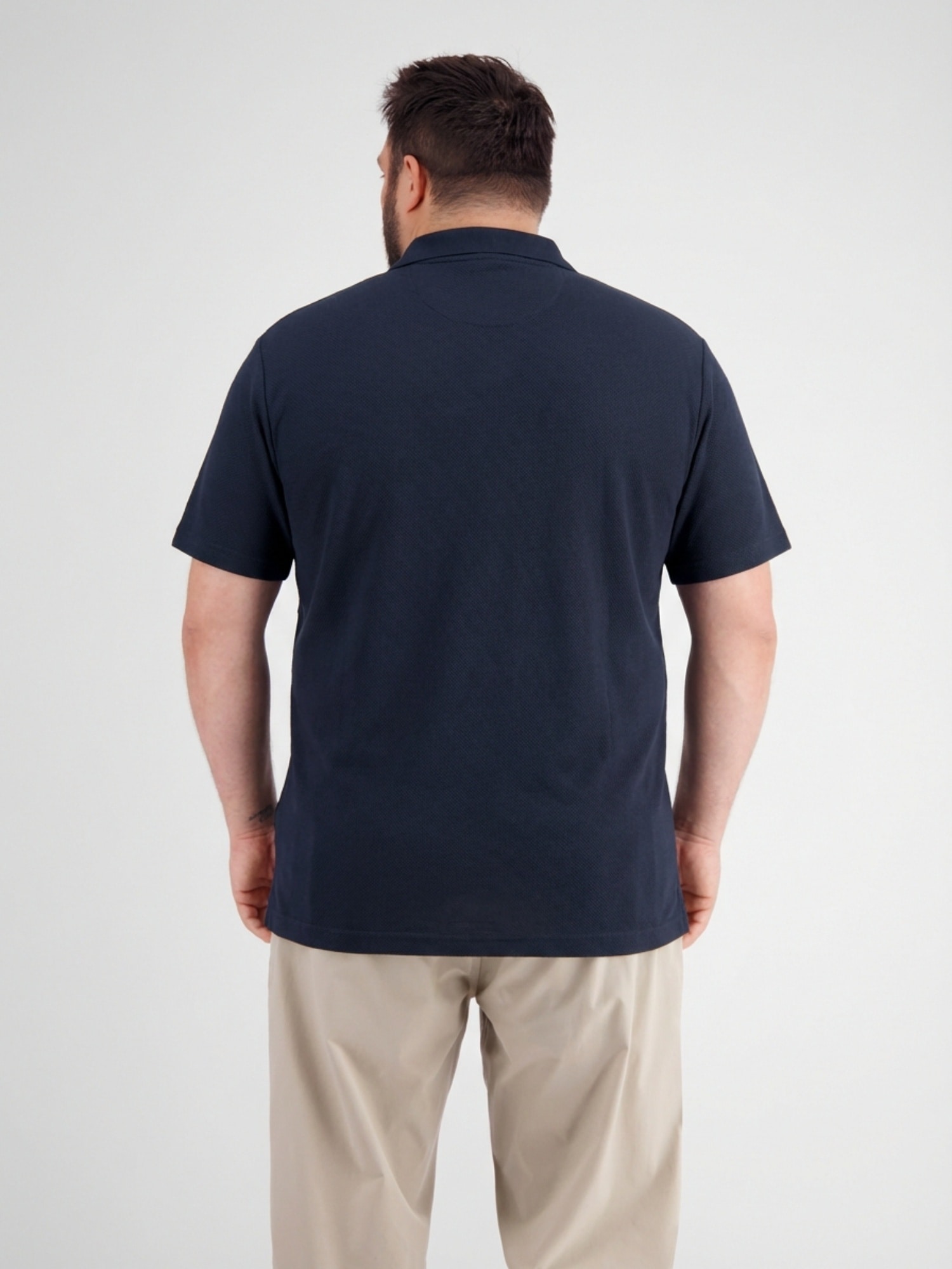 LERROS T-Shirt »T-Shirt mit Waffelstruktur in grossen Größen«