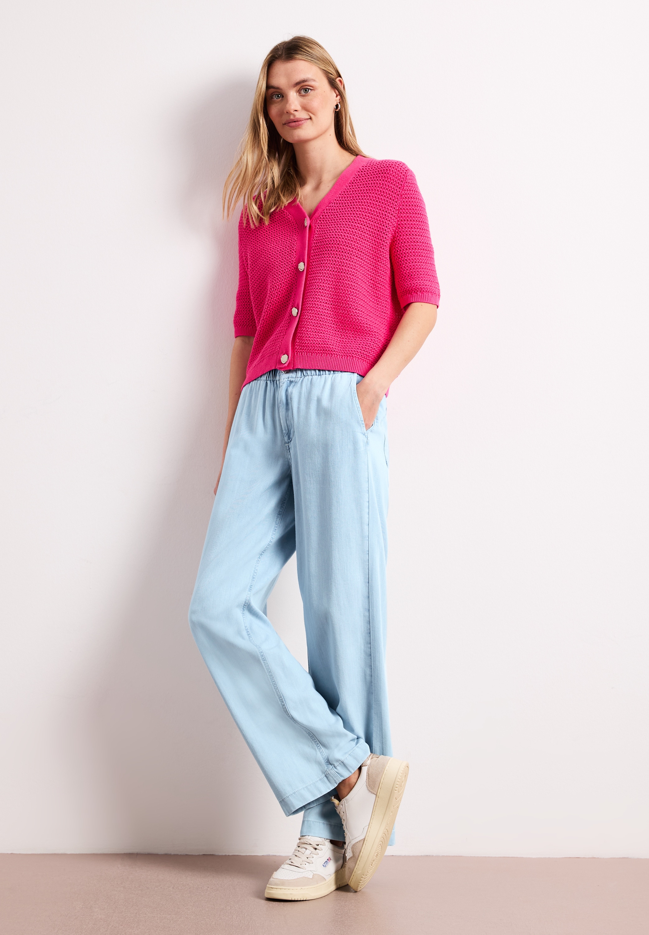 STREET ONE Weite Jeans »Style Emee« mit Paperbag-Bund/ Loose Fit